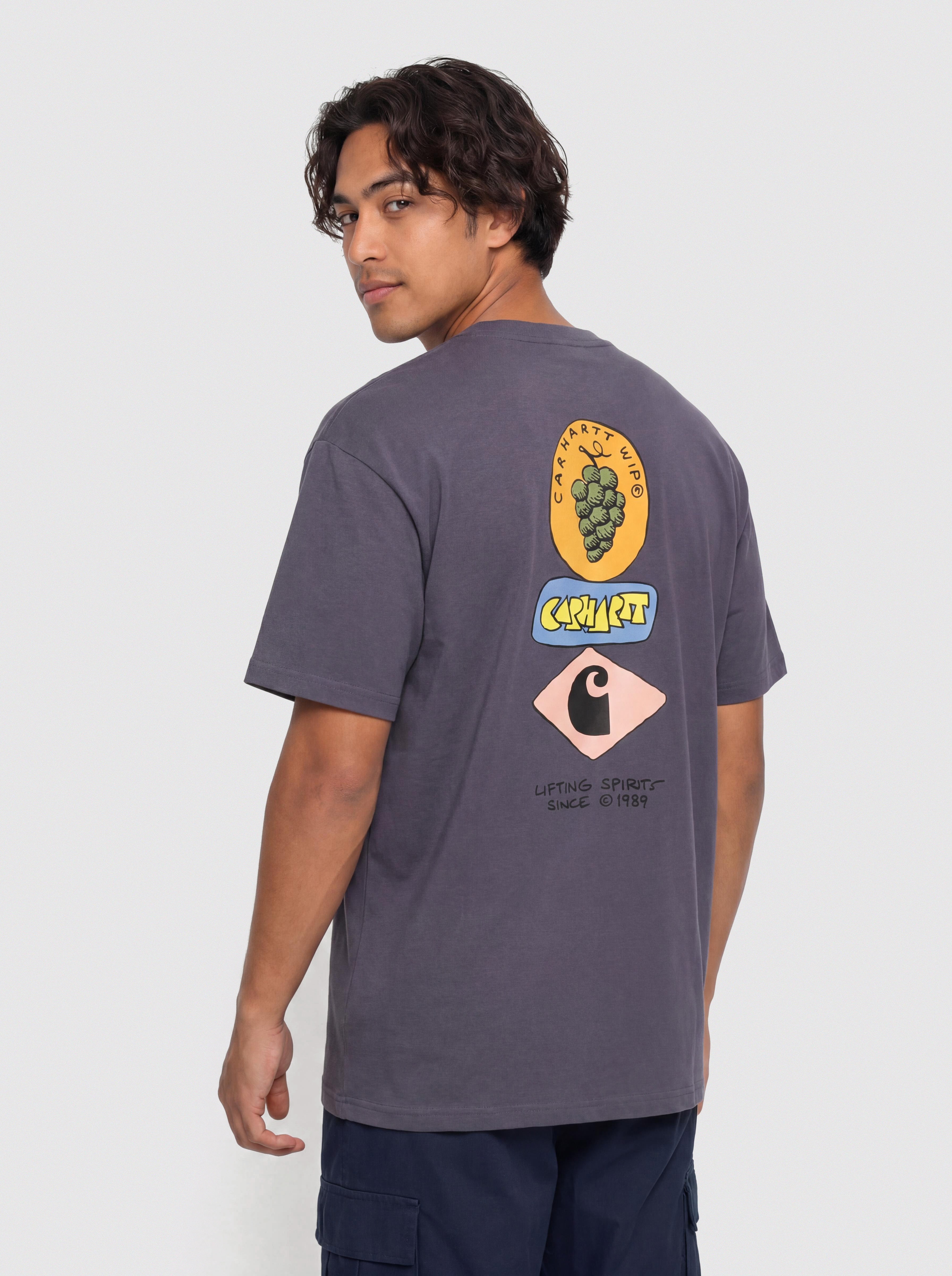 Póló Carhartt WIP Stacked Grapes