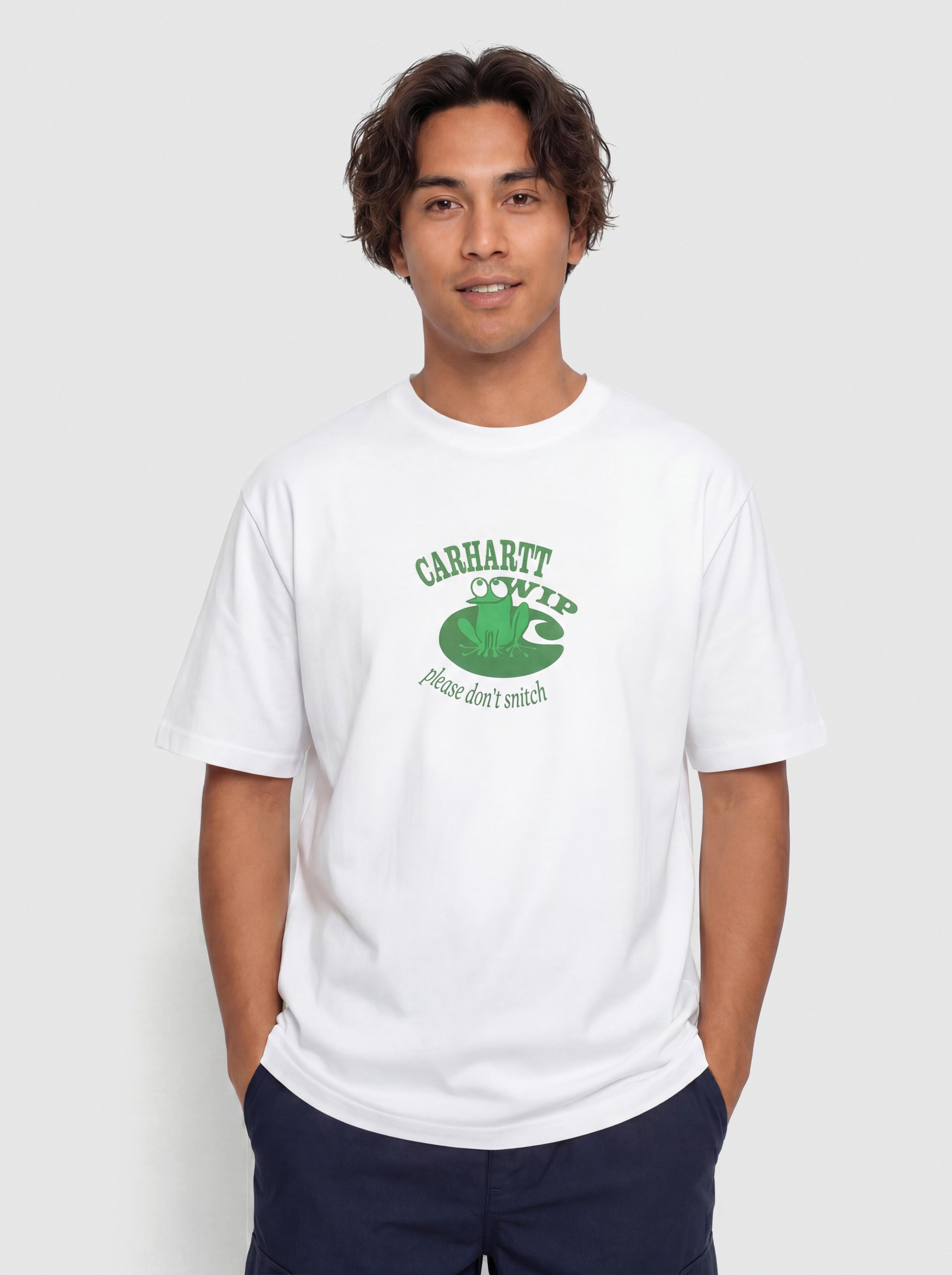 Pu00f3lu00f3 Carhartt WIP Dont Snitch (white)