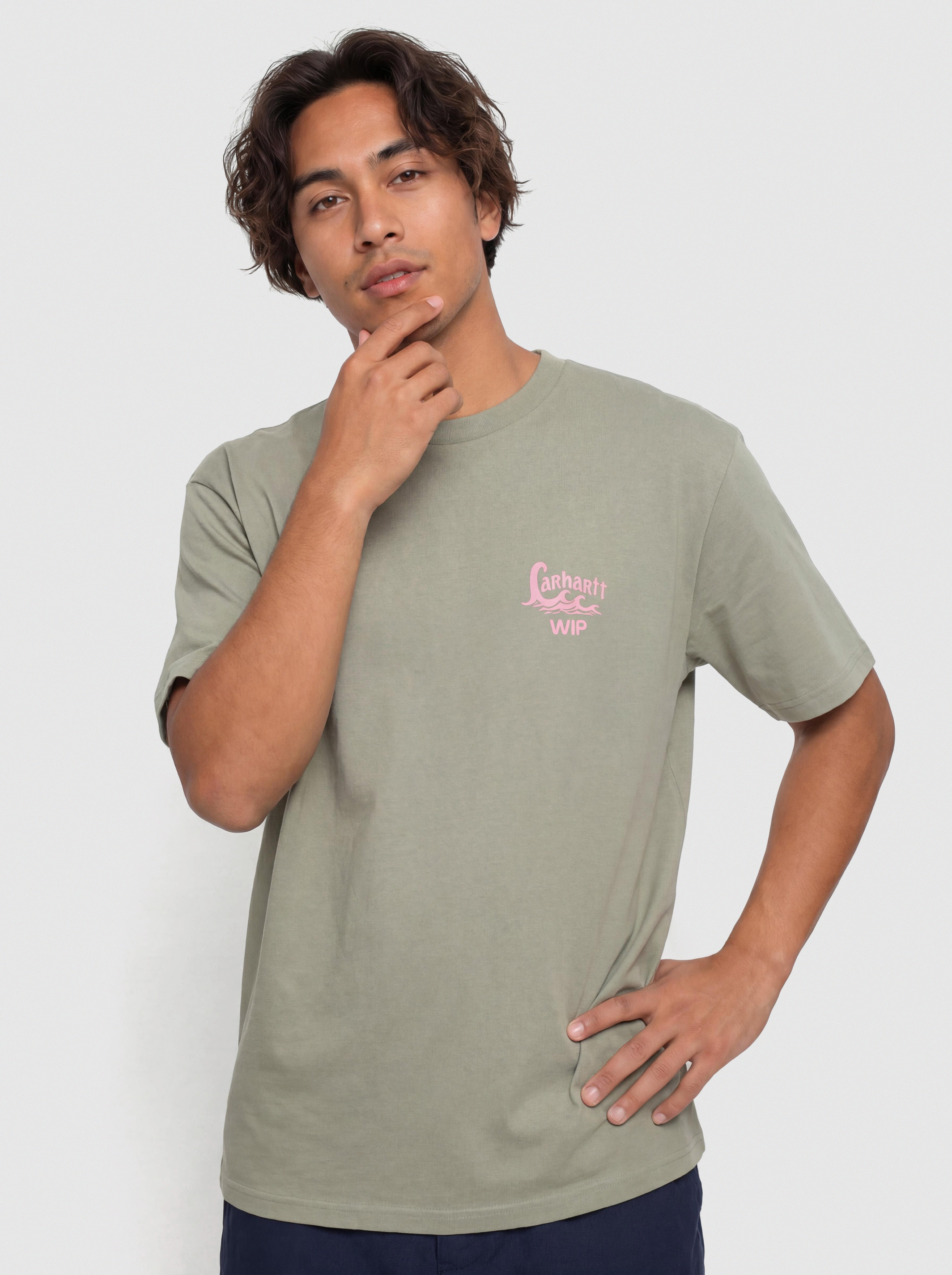 Carhartt WIP Waves Póló (shady green)