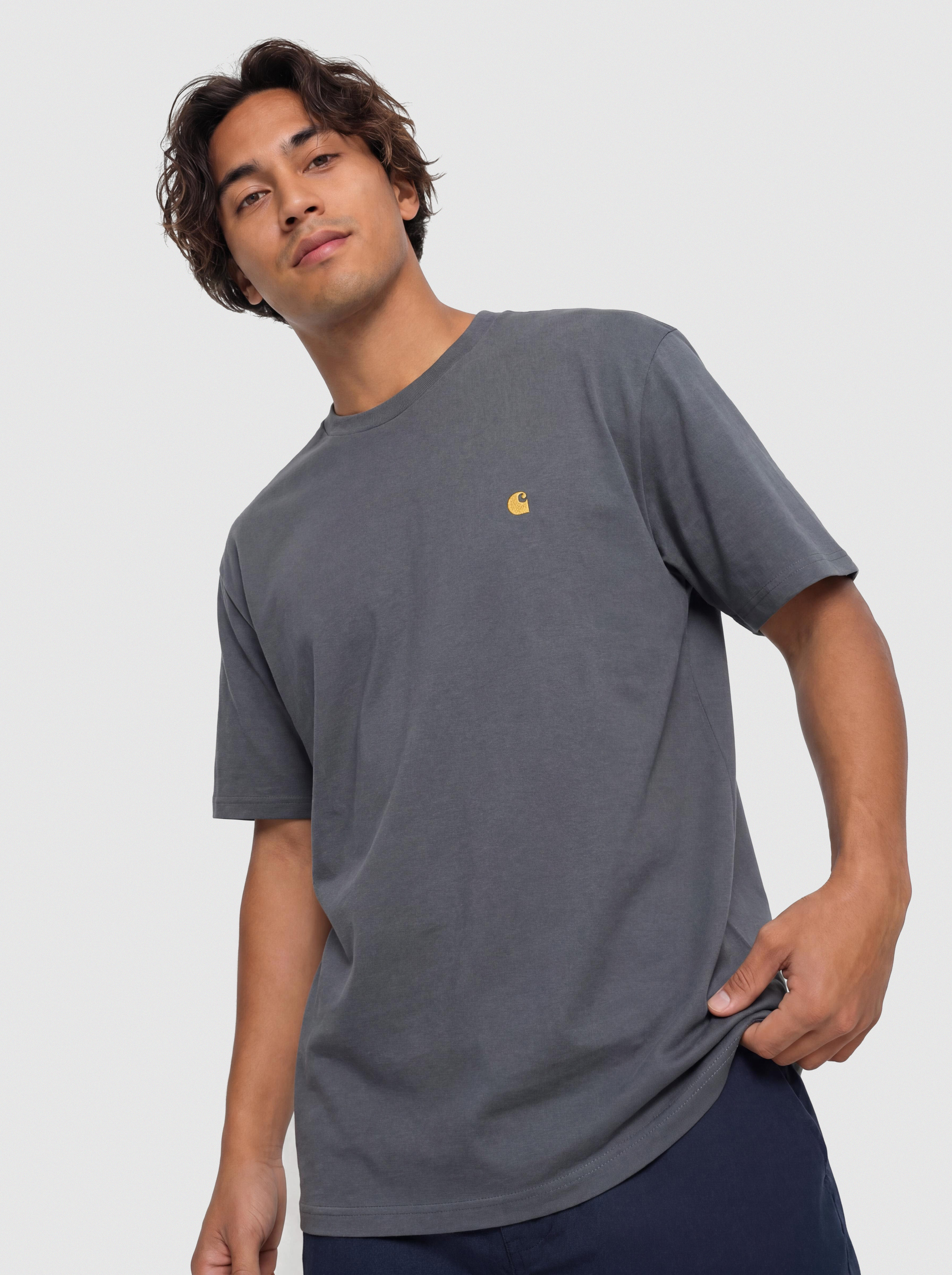 Carhartt WIP Chase Pu00f3lu00f3 (styx/gold)