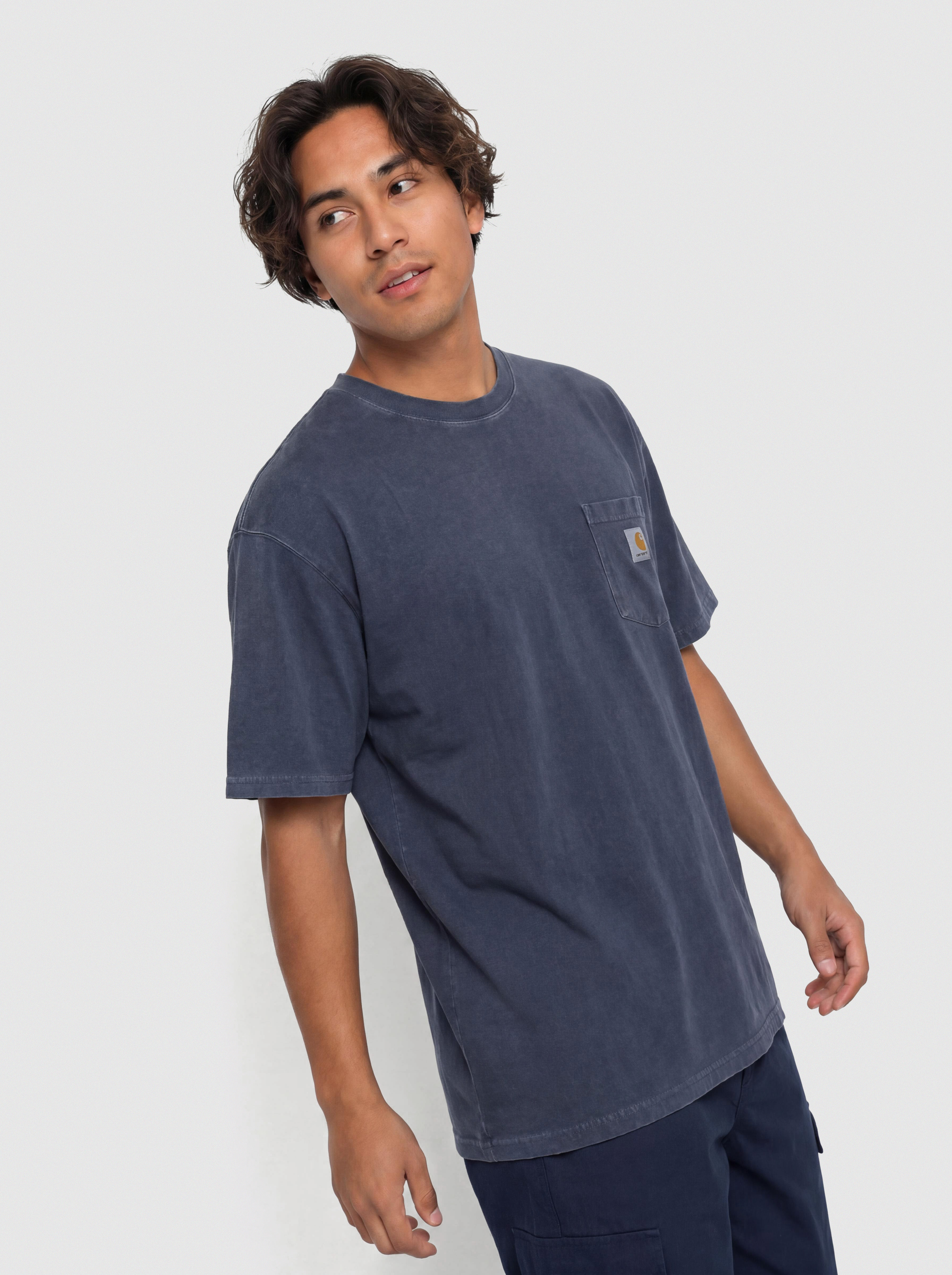 Carhartt WIP Loose Pocket Pu00f3lu00f3 (dark navy)