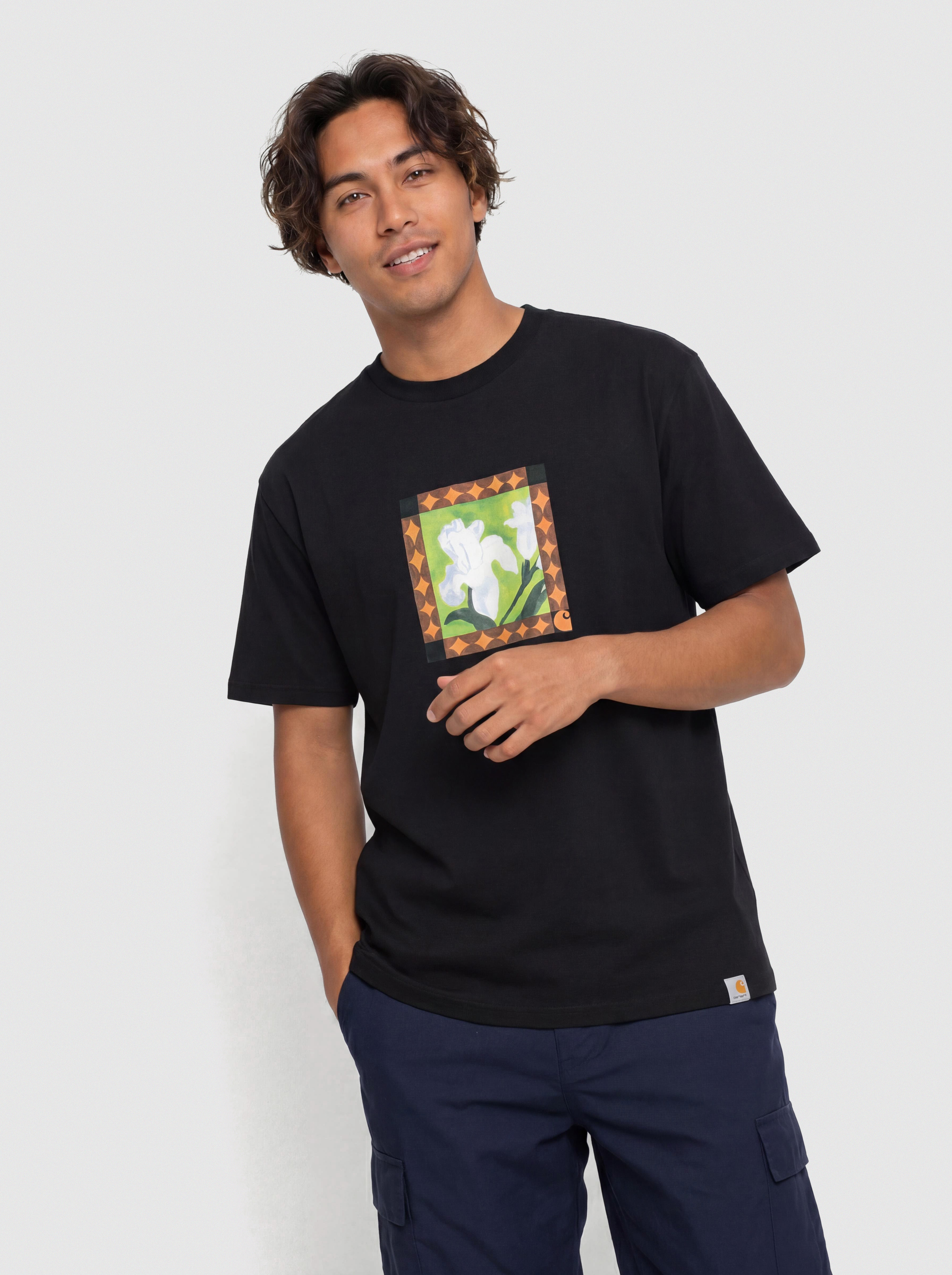 Póló Carhartt WIP Julia Klenovsky (black)