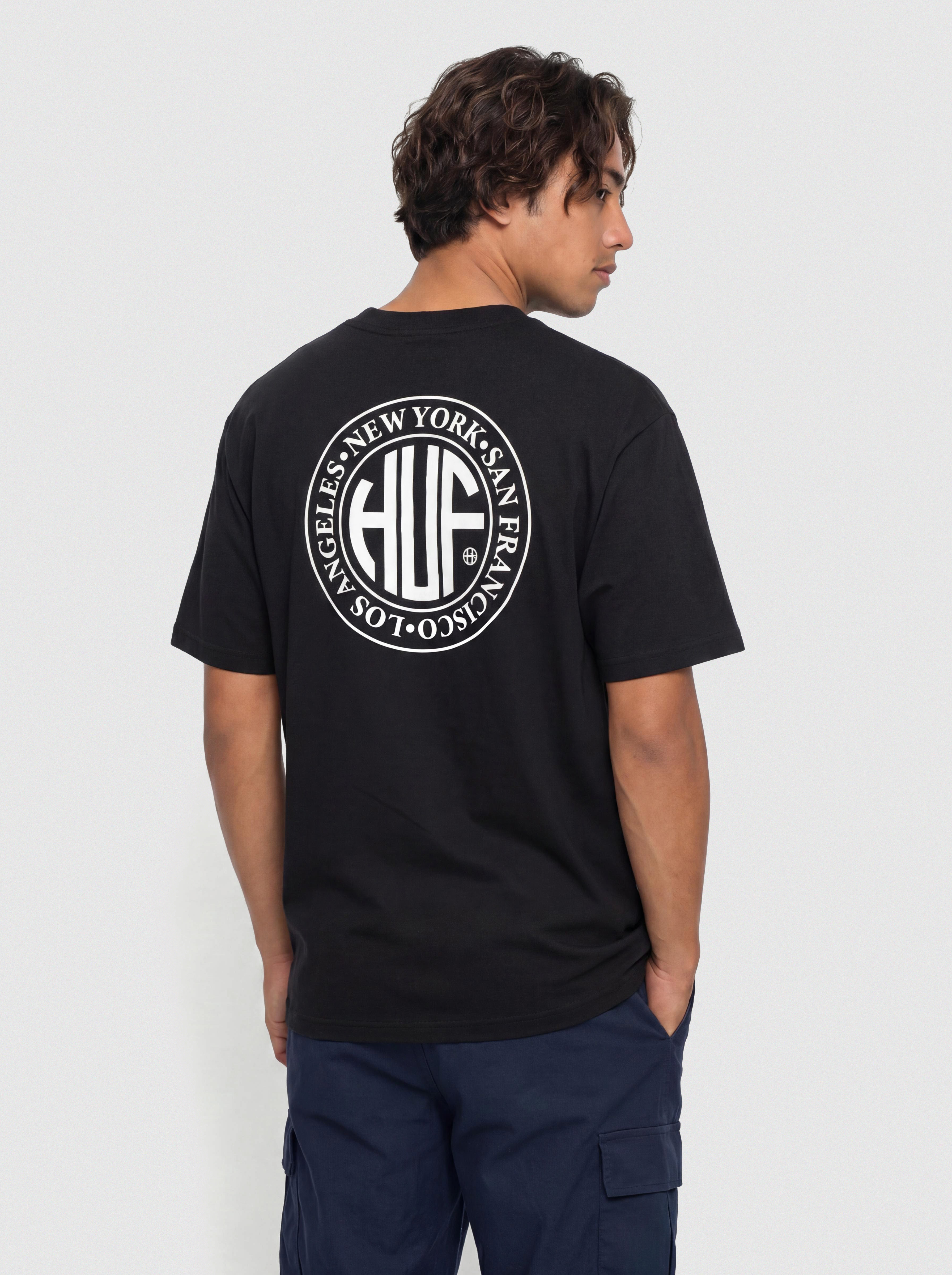 HUF Regional Póló (black/white)