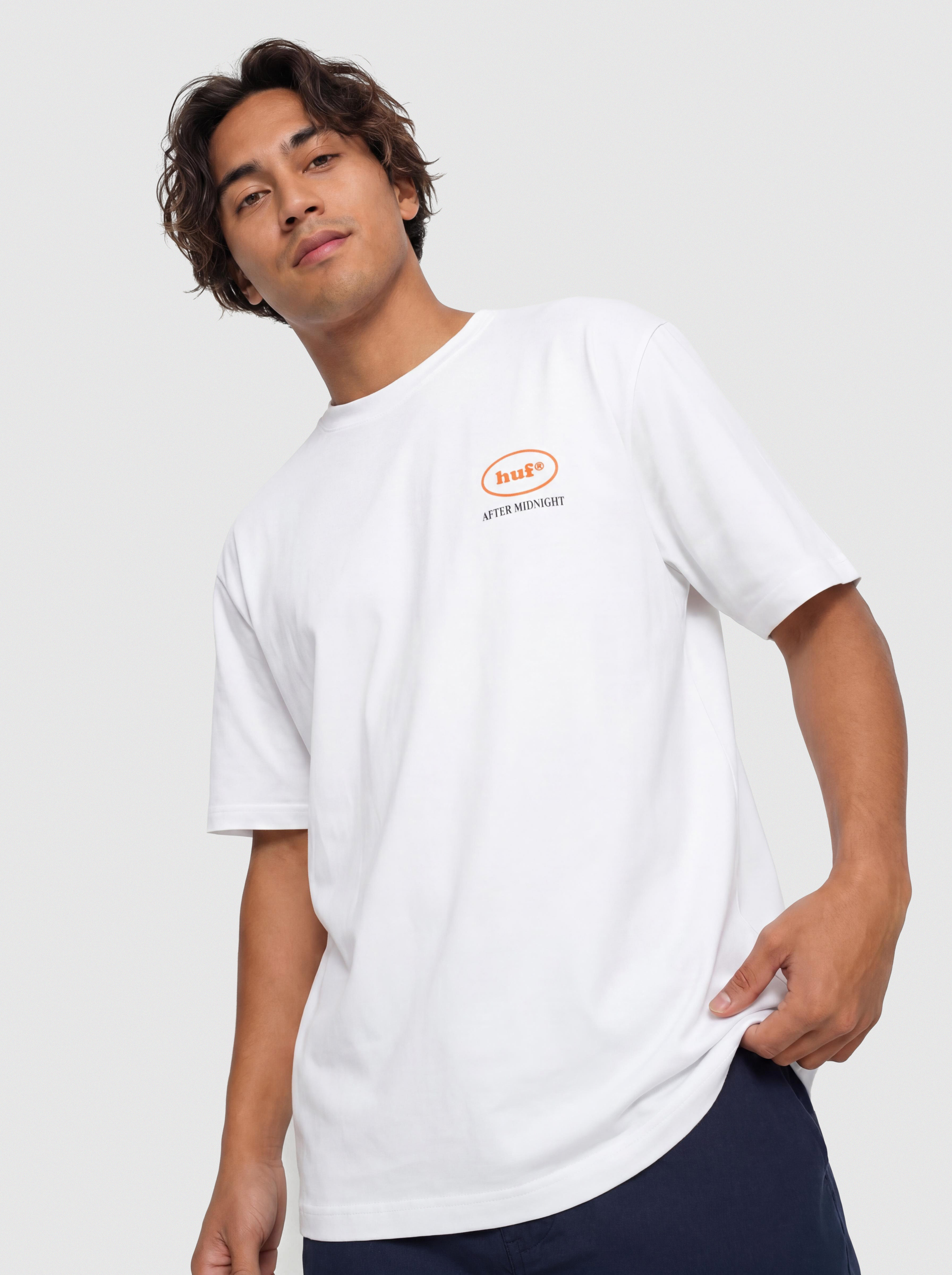 HUF After Midnight Póló (white)