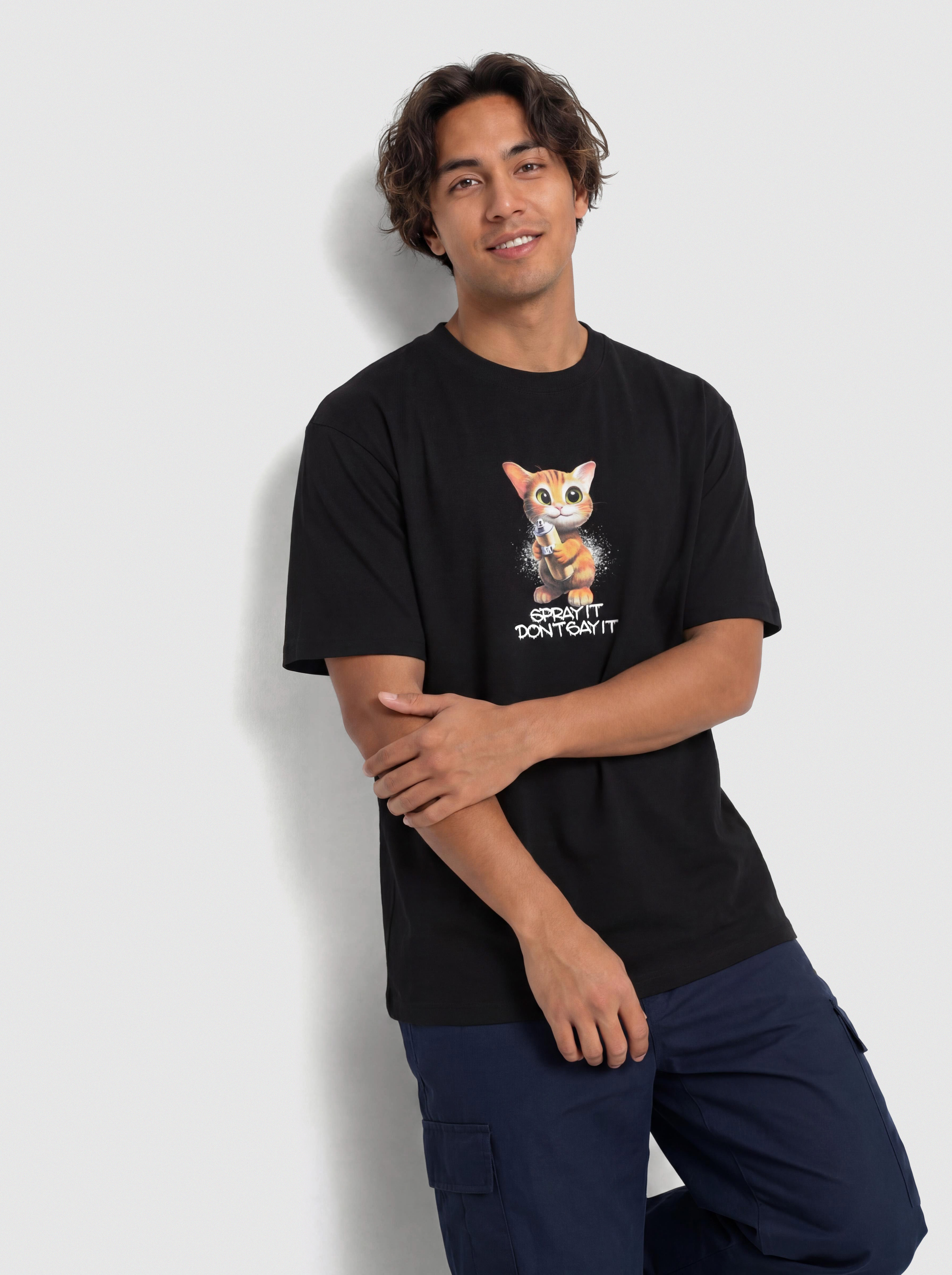 HUF Spray It Póló (black)