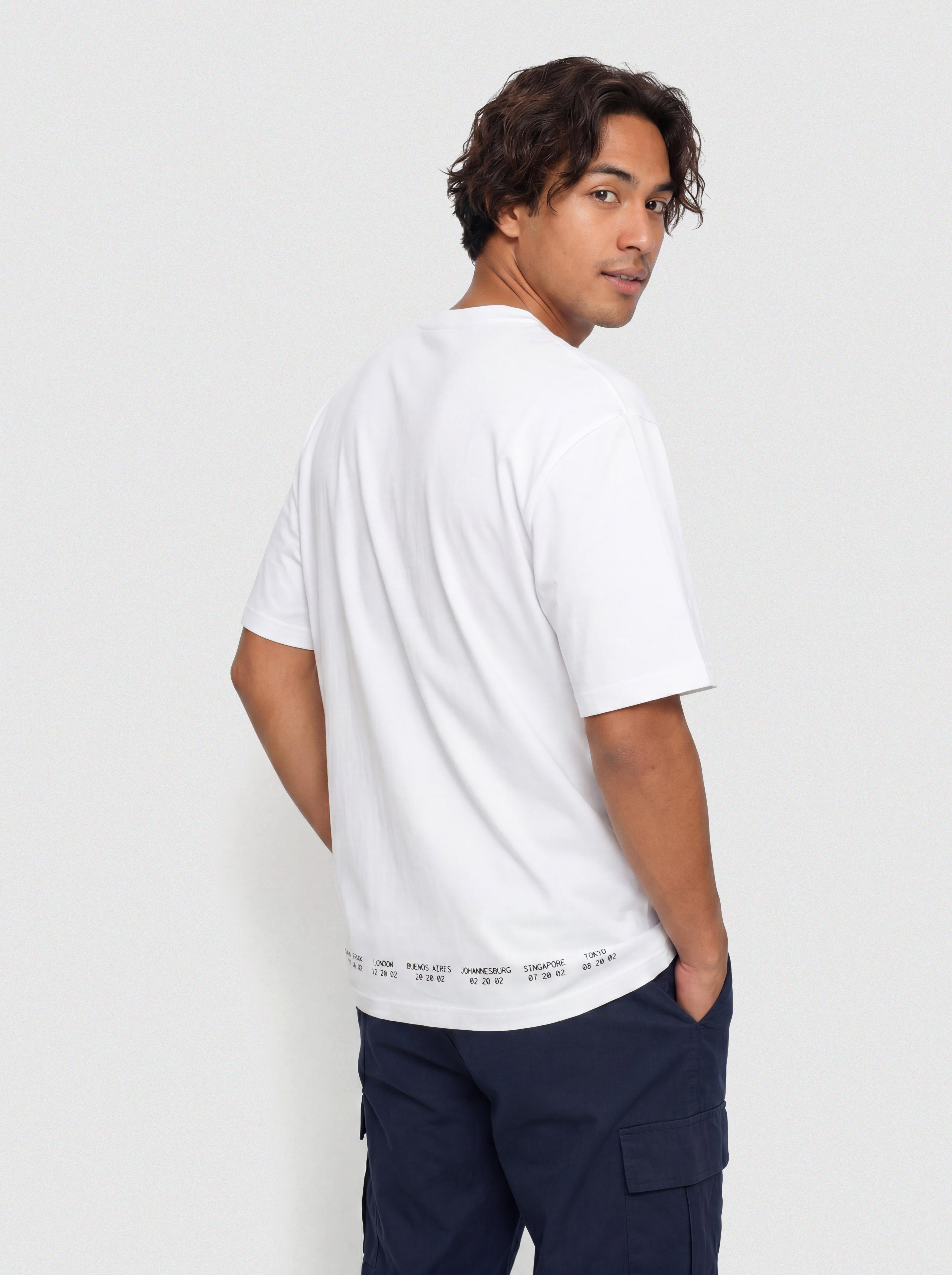 HUF Flight Path Póló (white)