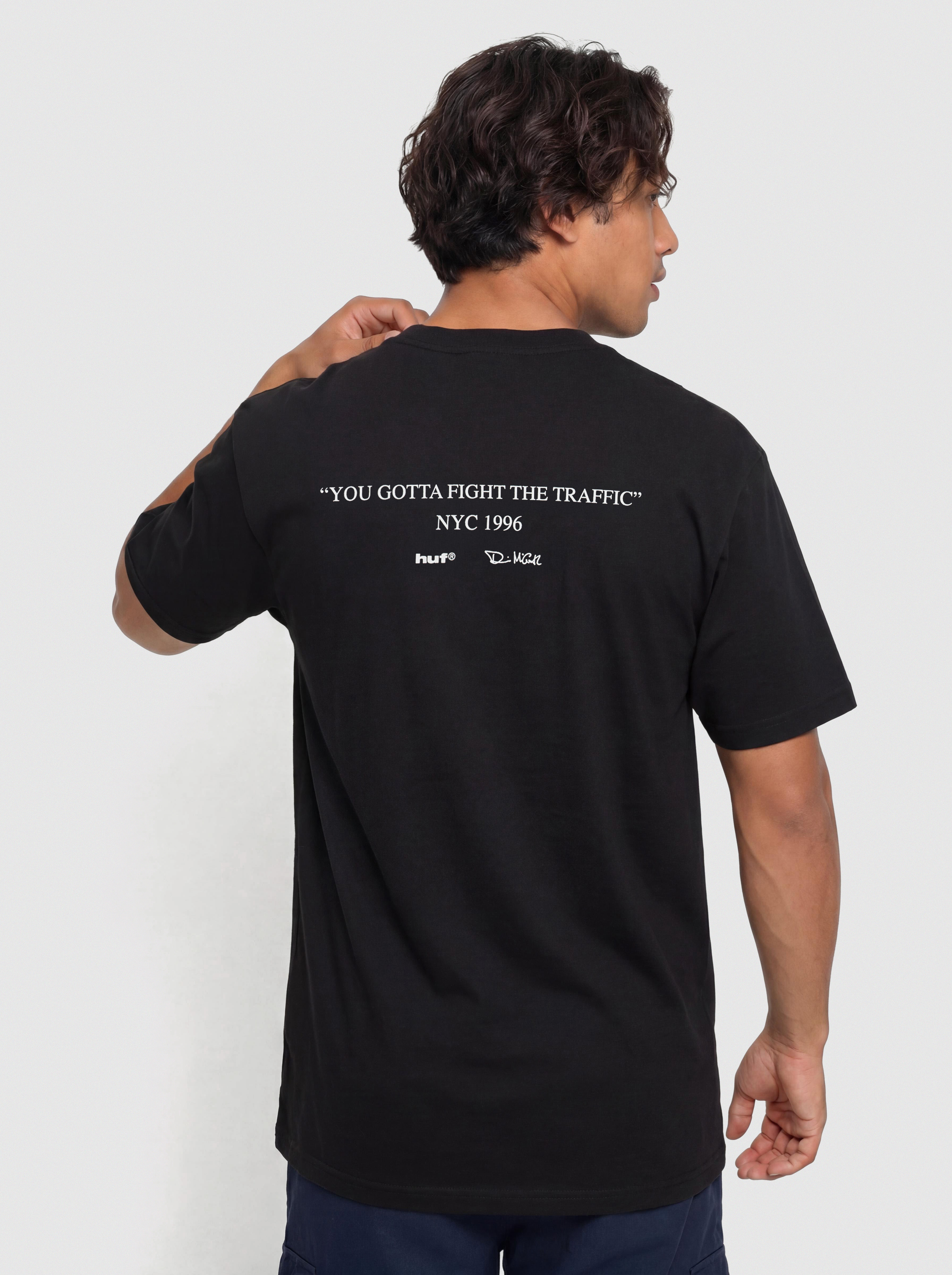 HUF Fight The Traffic Póló (black)