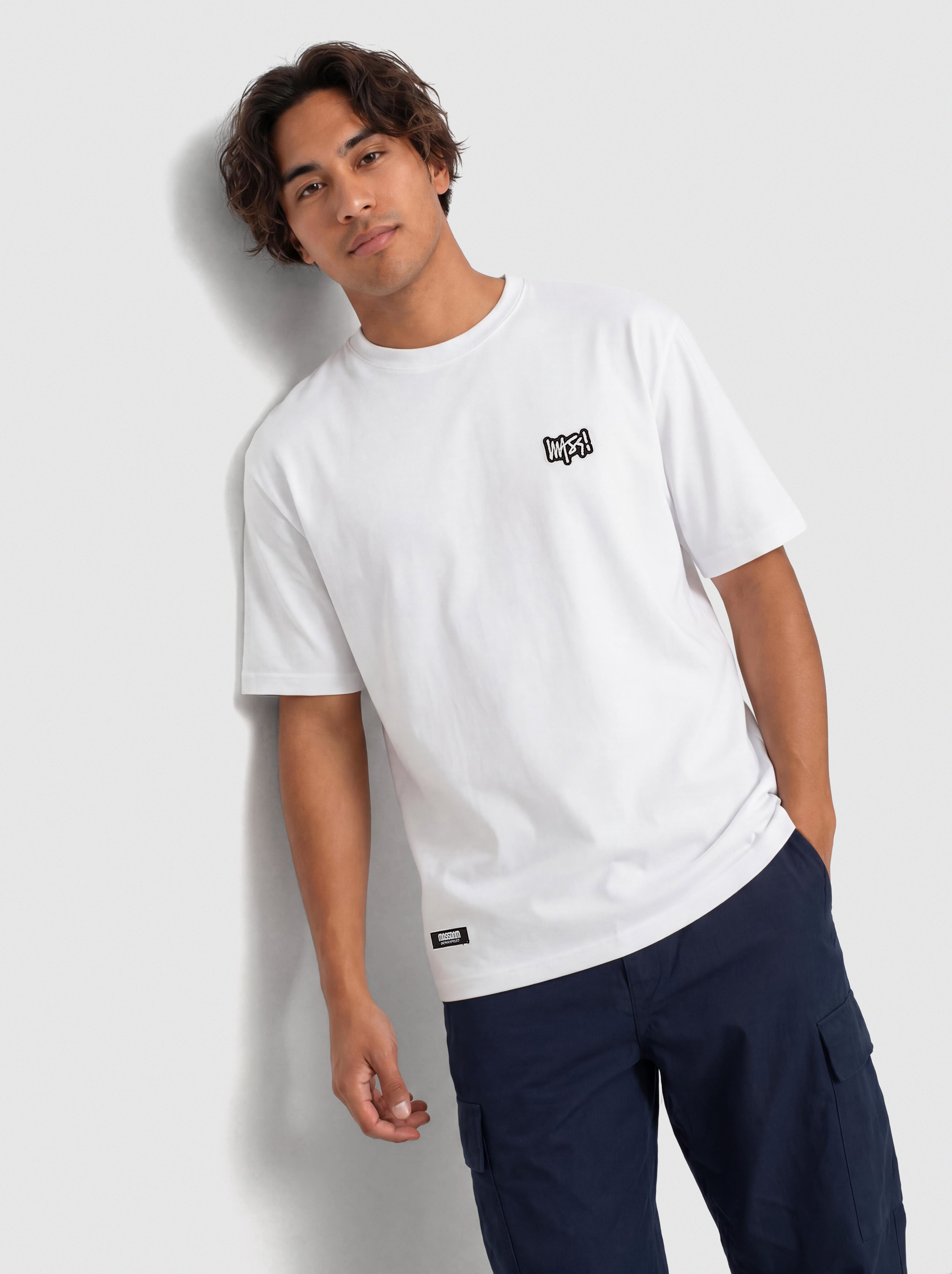 MassDnm Signature Patch Póló (white)