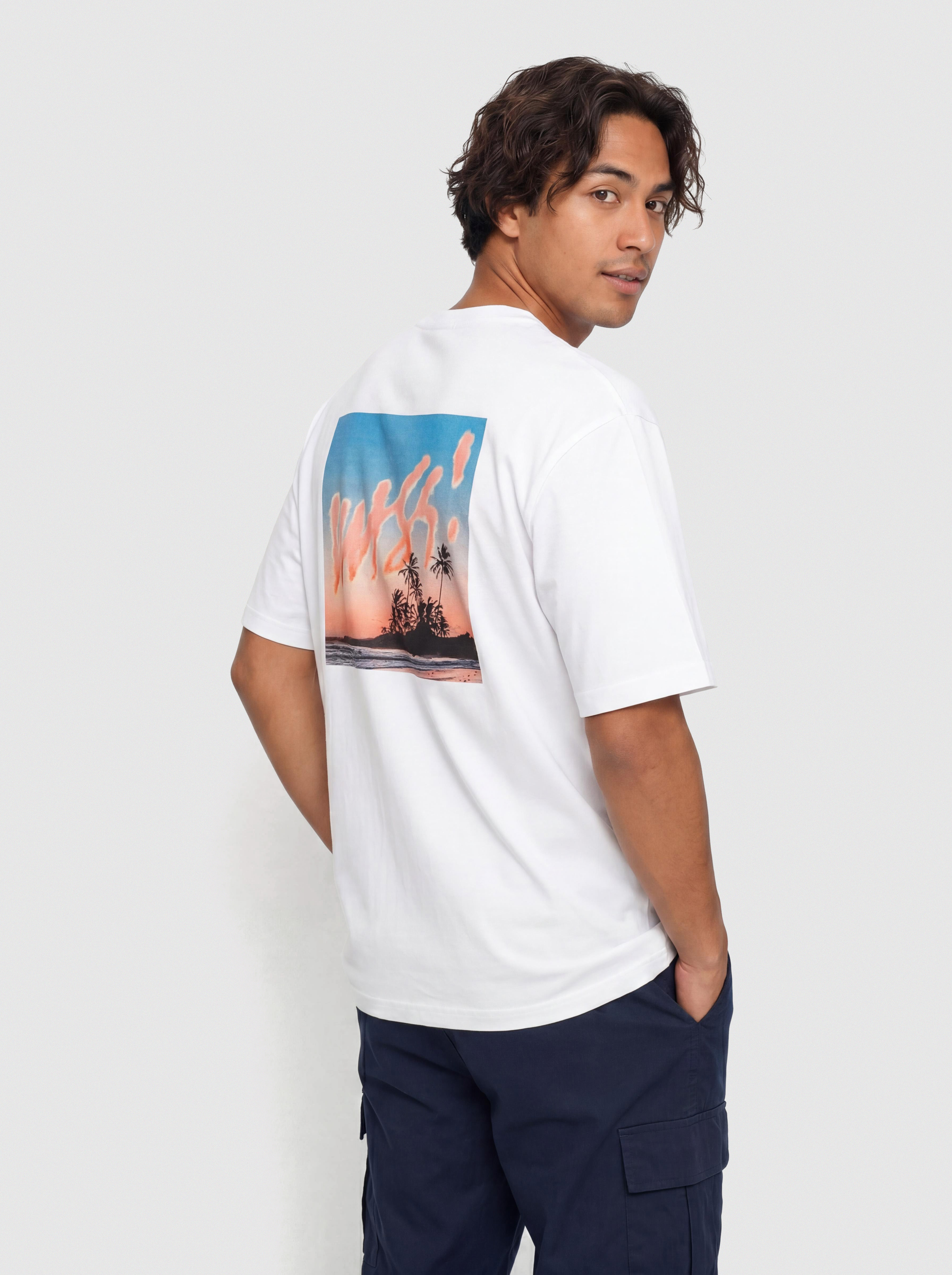 MassDnm Sunset Póló (white)