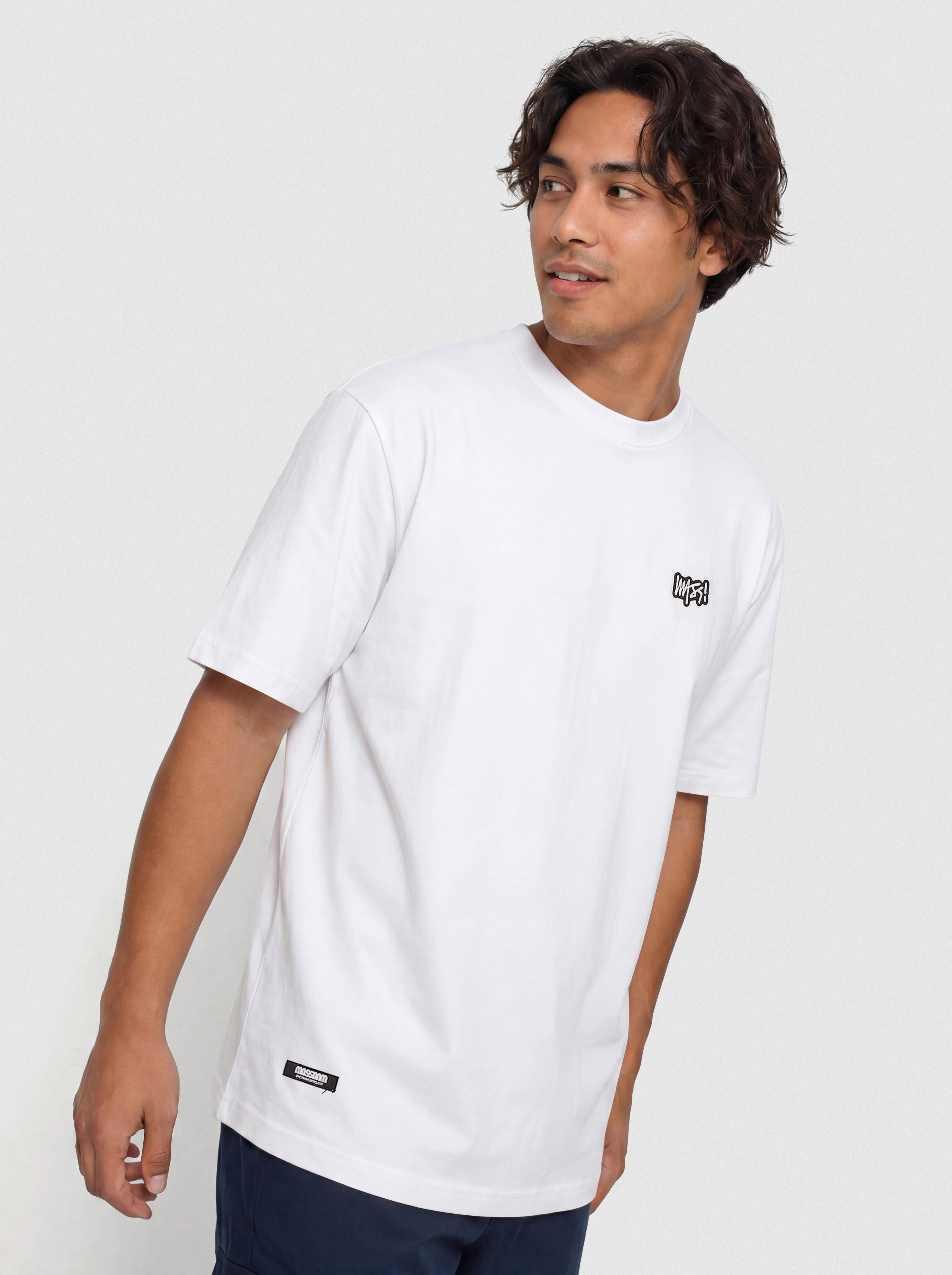 MassDnm Signature Patch Póló (white)