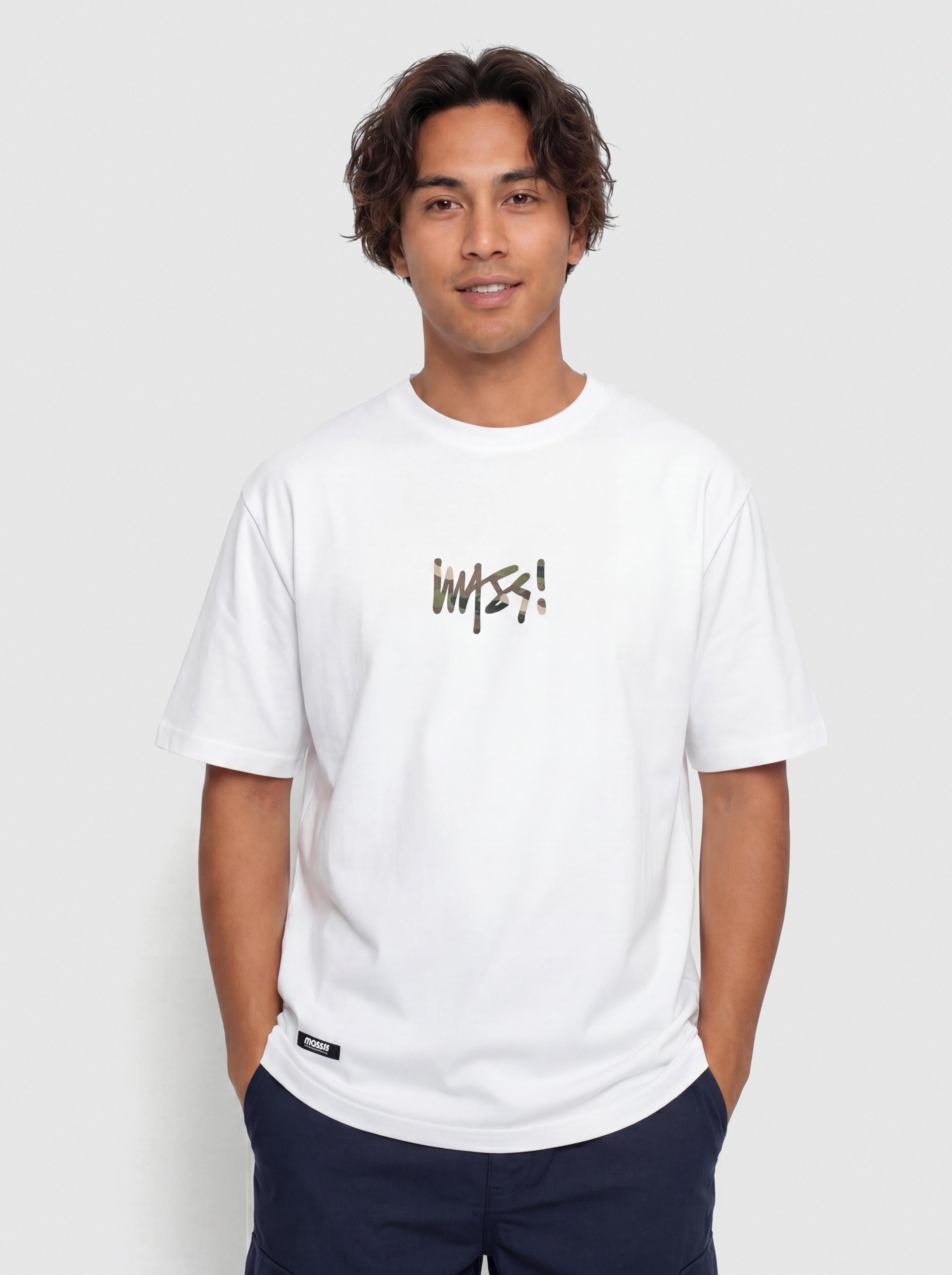 MassDnm Camo Sign Póló (white)