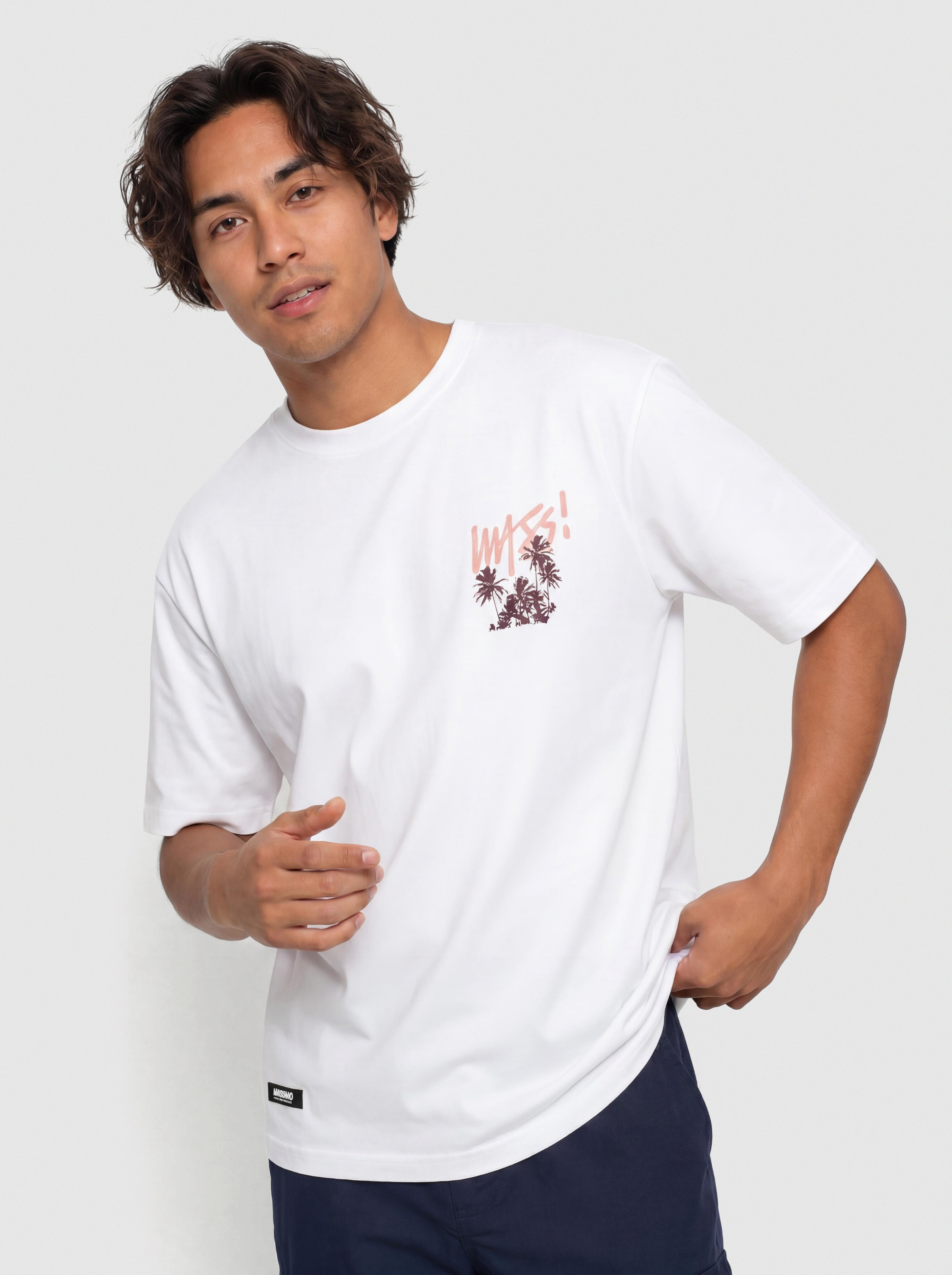 MassDnm Sunset Póló (white)