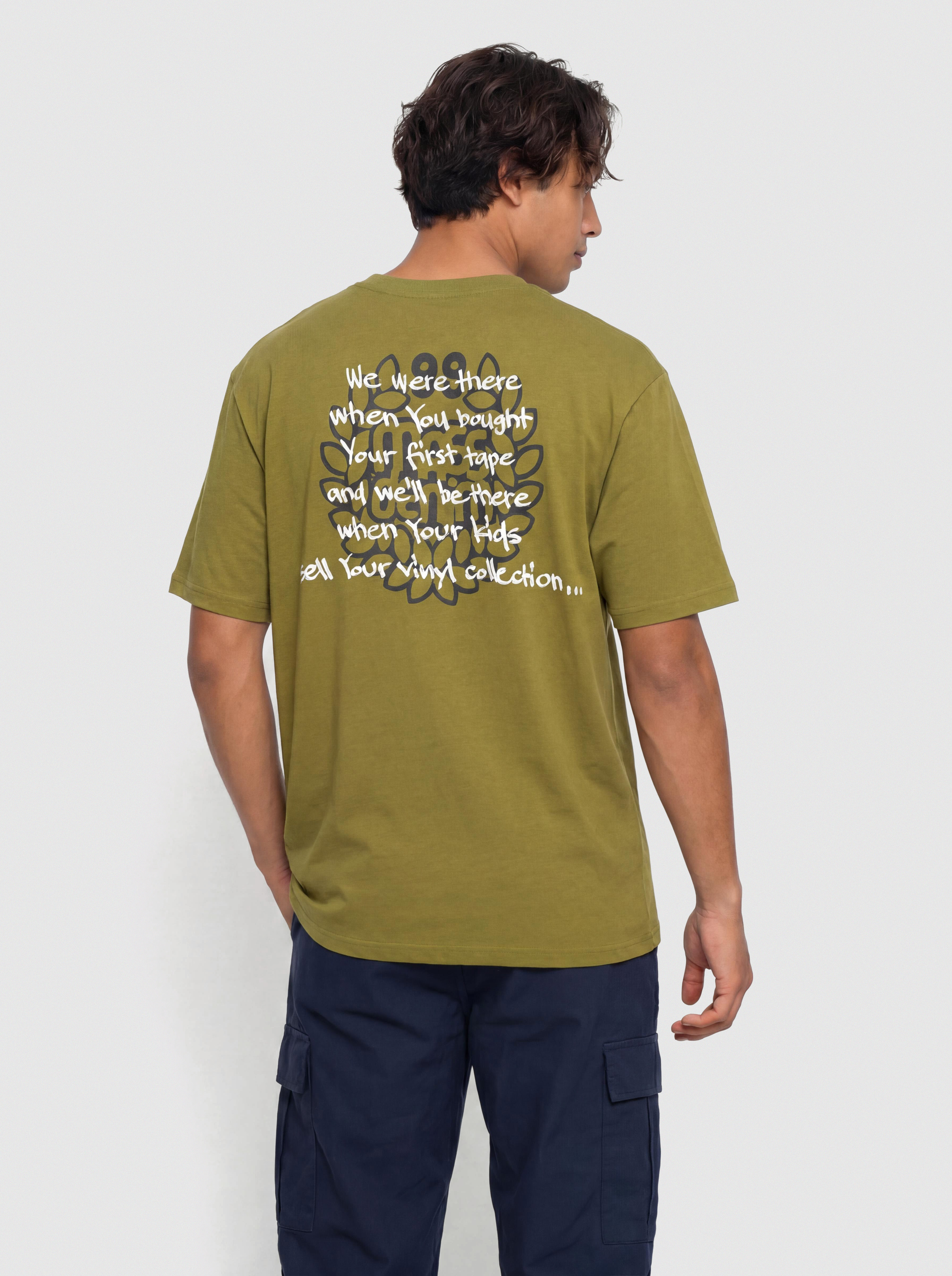 Póló MassDnm Motto (olive)