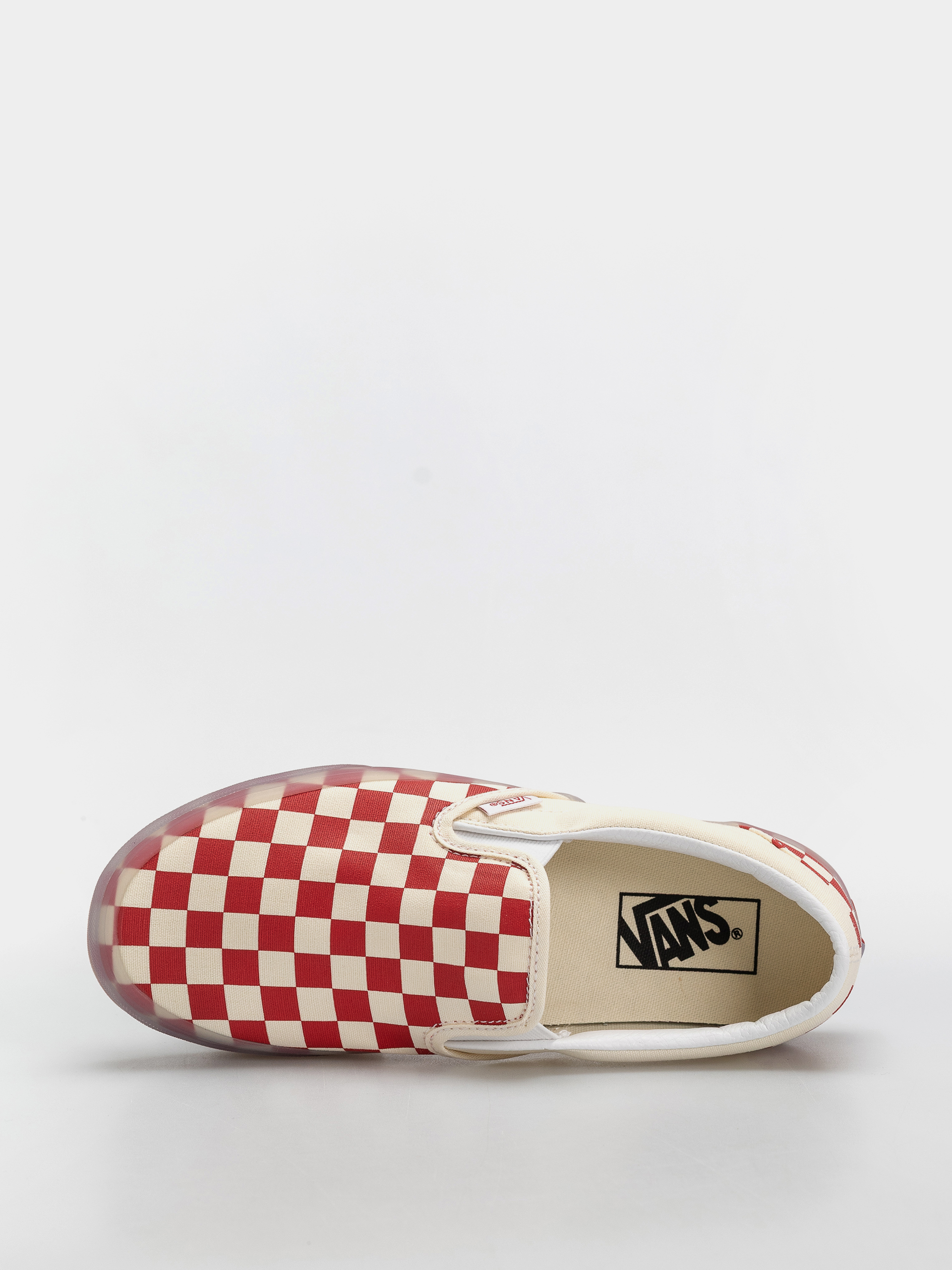 Vans Classic Slip On Cipők (red/marshmallow)