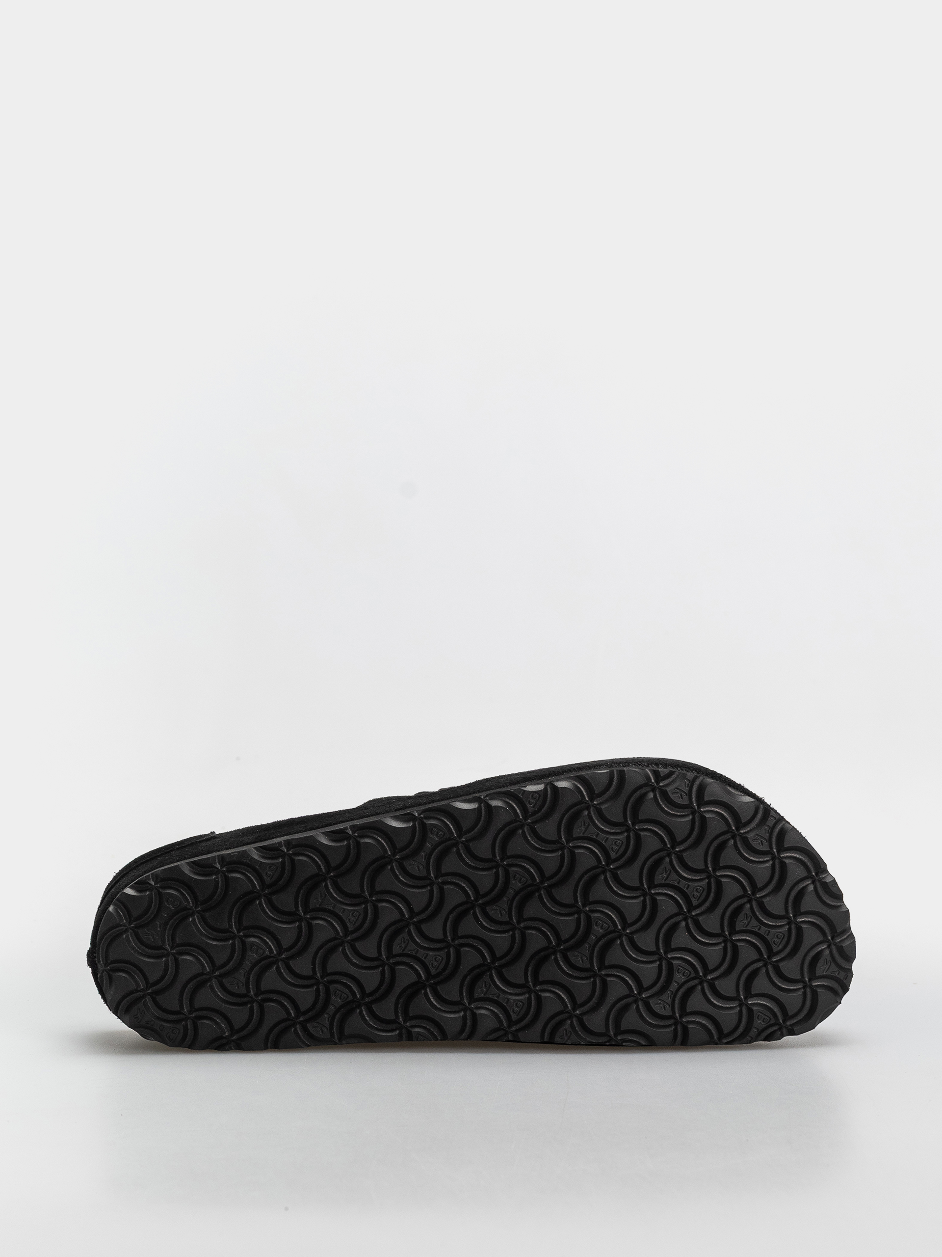 Birkenstock Naples Wrapped Suede Leather Regular Flip-flop papucsok (black)