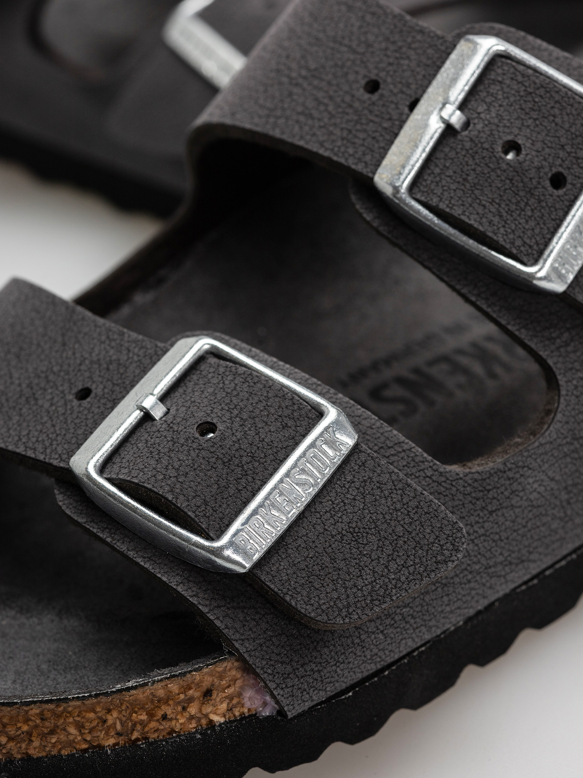Birkenstock Arizona Birkibuc Narrow Wmn Flip-flop papucsok (velvet gray)