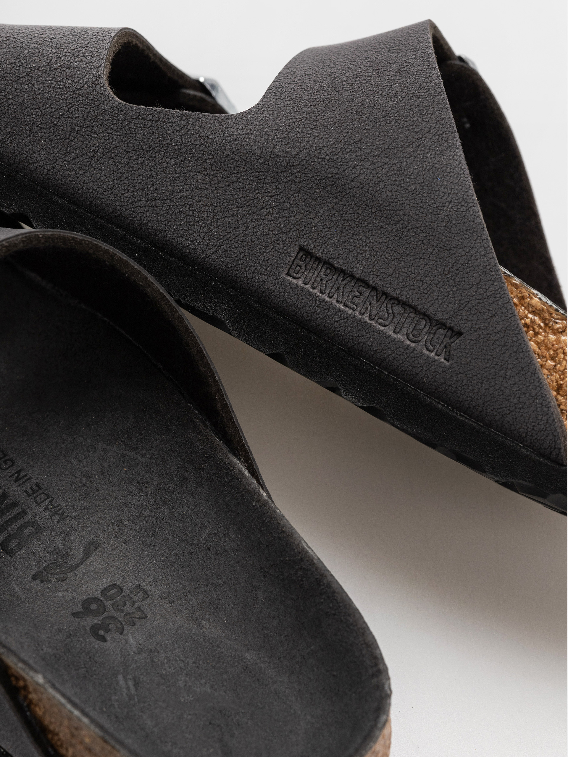 Birkenstock Arizona Birkibuc Narrow Wmn Flip-flop papucsok (velvet gray)