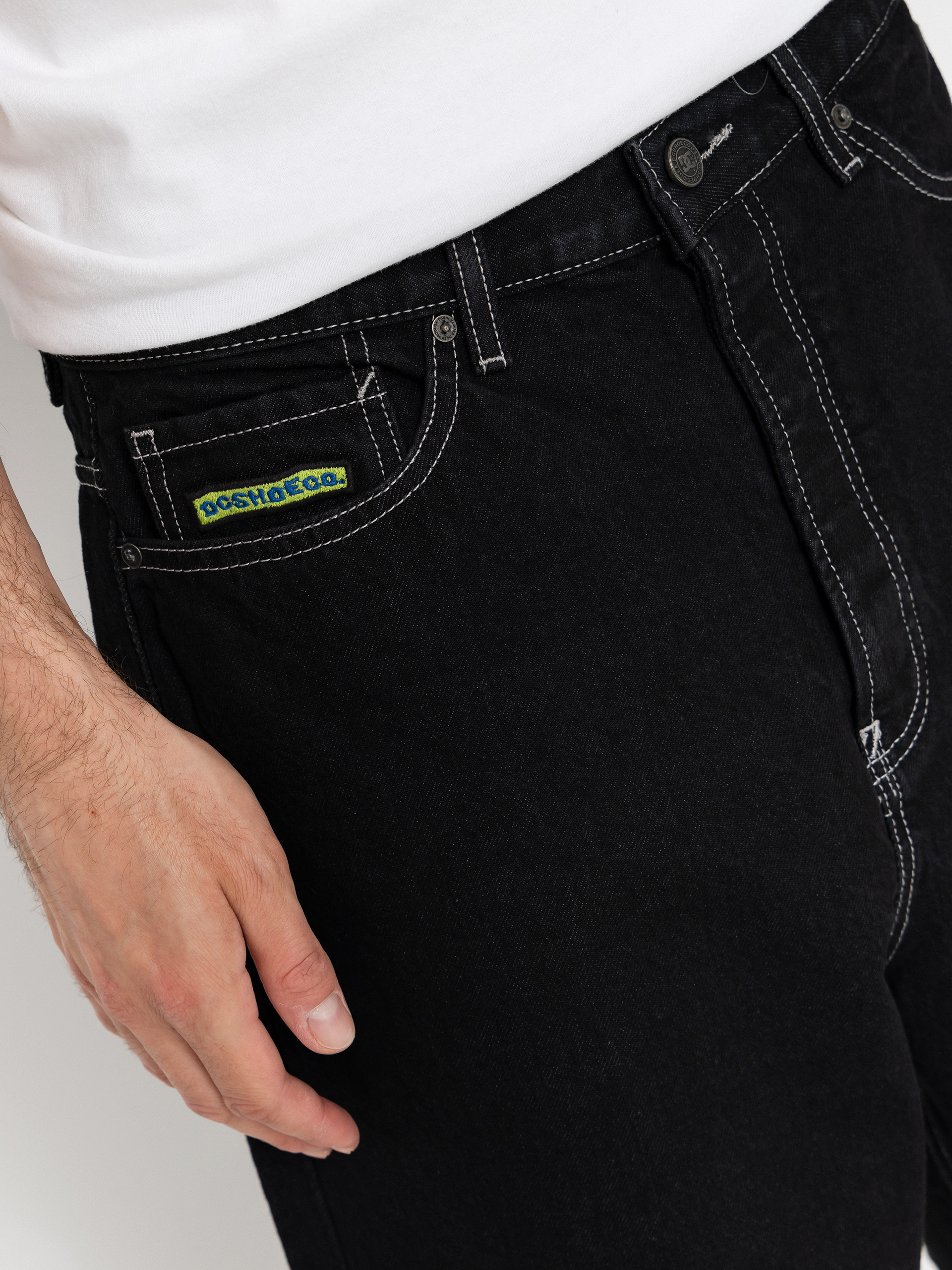 DC Baggy Denim Rövidnadrág (black tint)