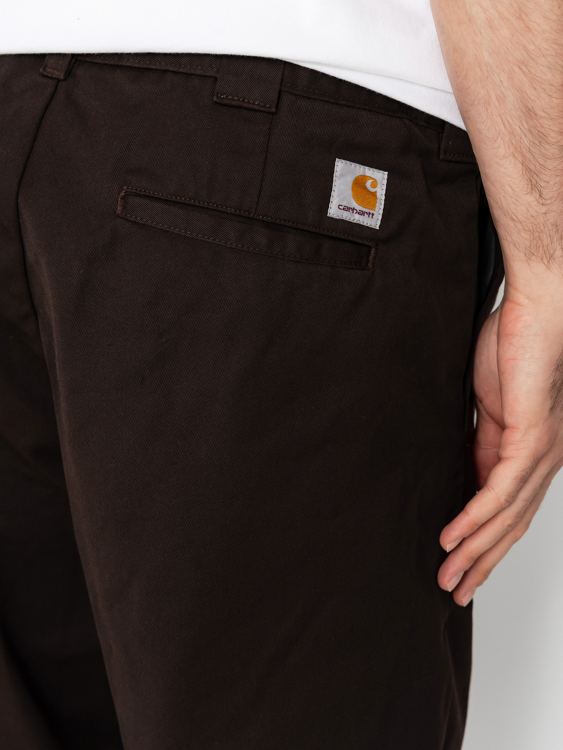 Kisnadrág Carhartt WIP Master (tobacco)