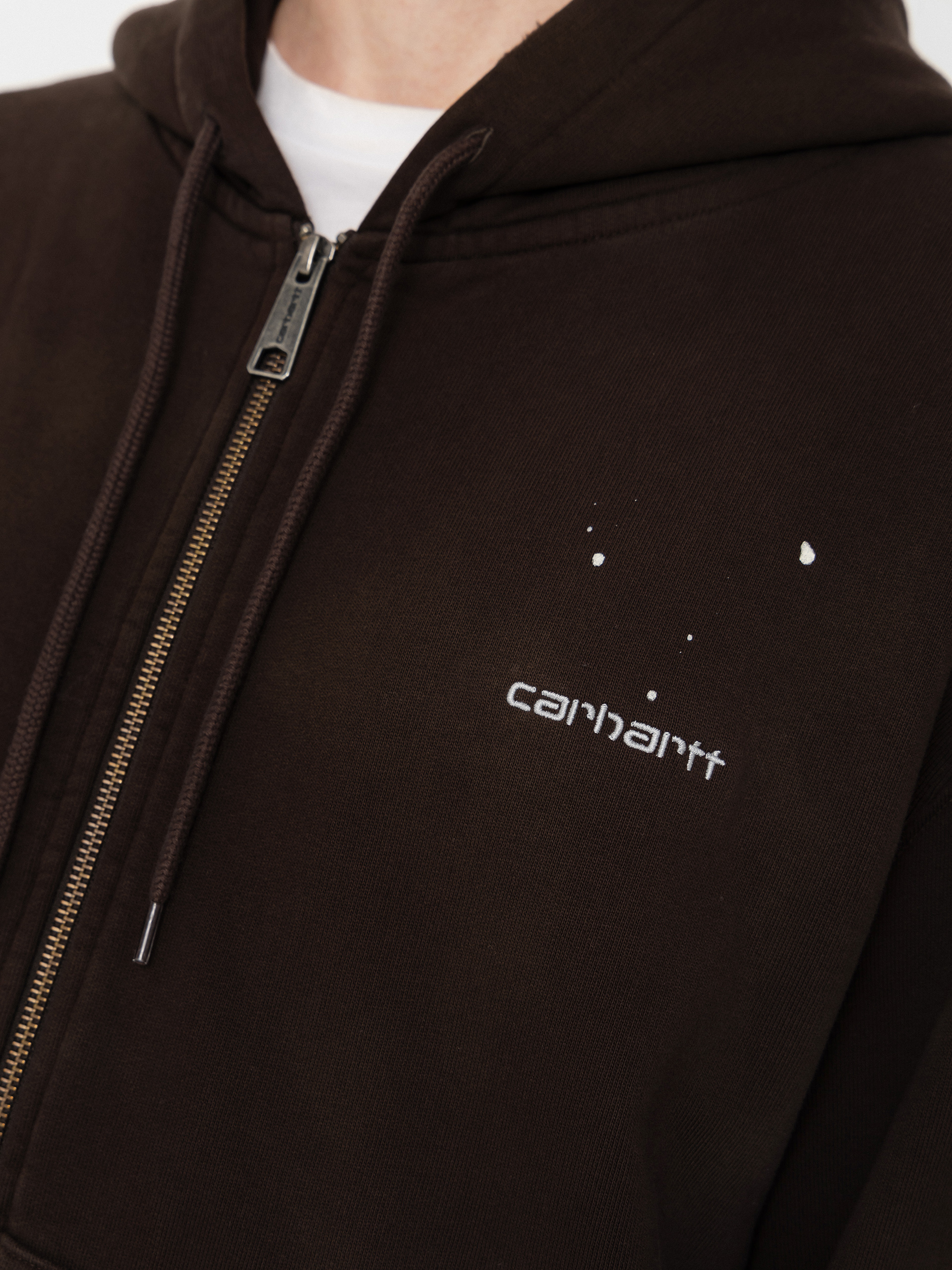 Kapucnis pulóver Carhartt WIP Painter ZHD (tobacco)