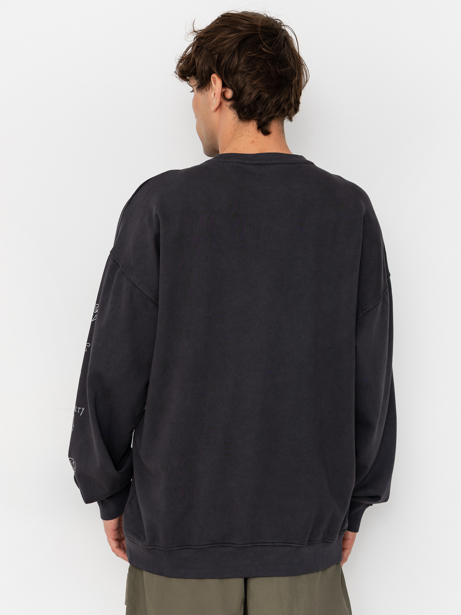 Pulóver Salty Crew Reel Lb Crewneck (pirate black)