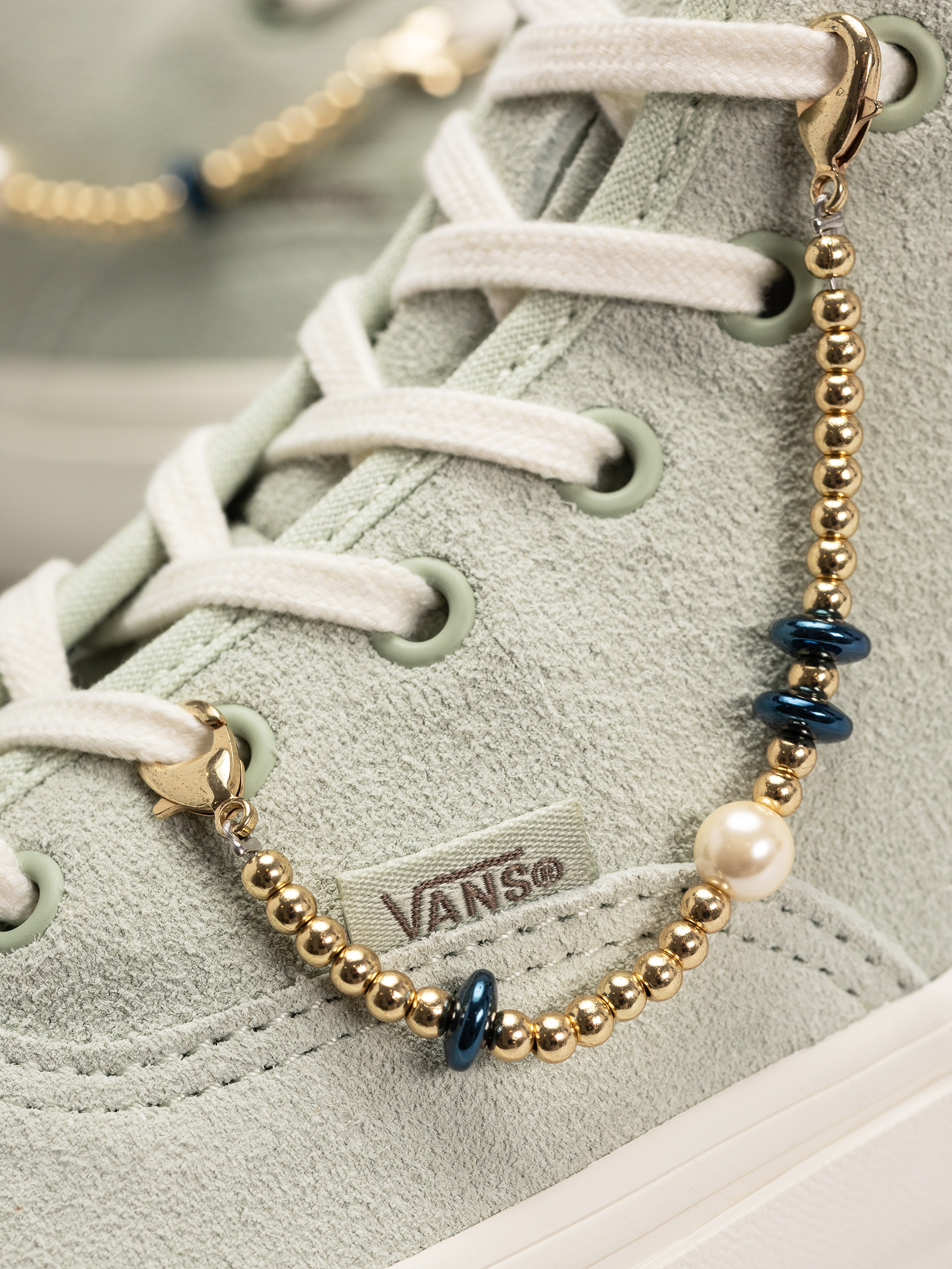 Cipők Vans Authentic Hi 2.0 (dusty mint/gold)