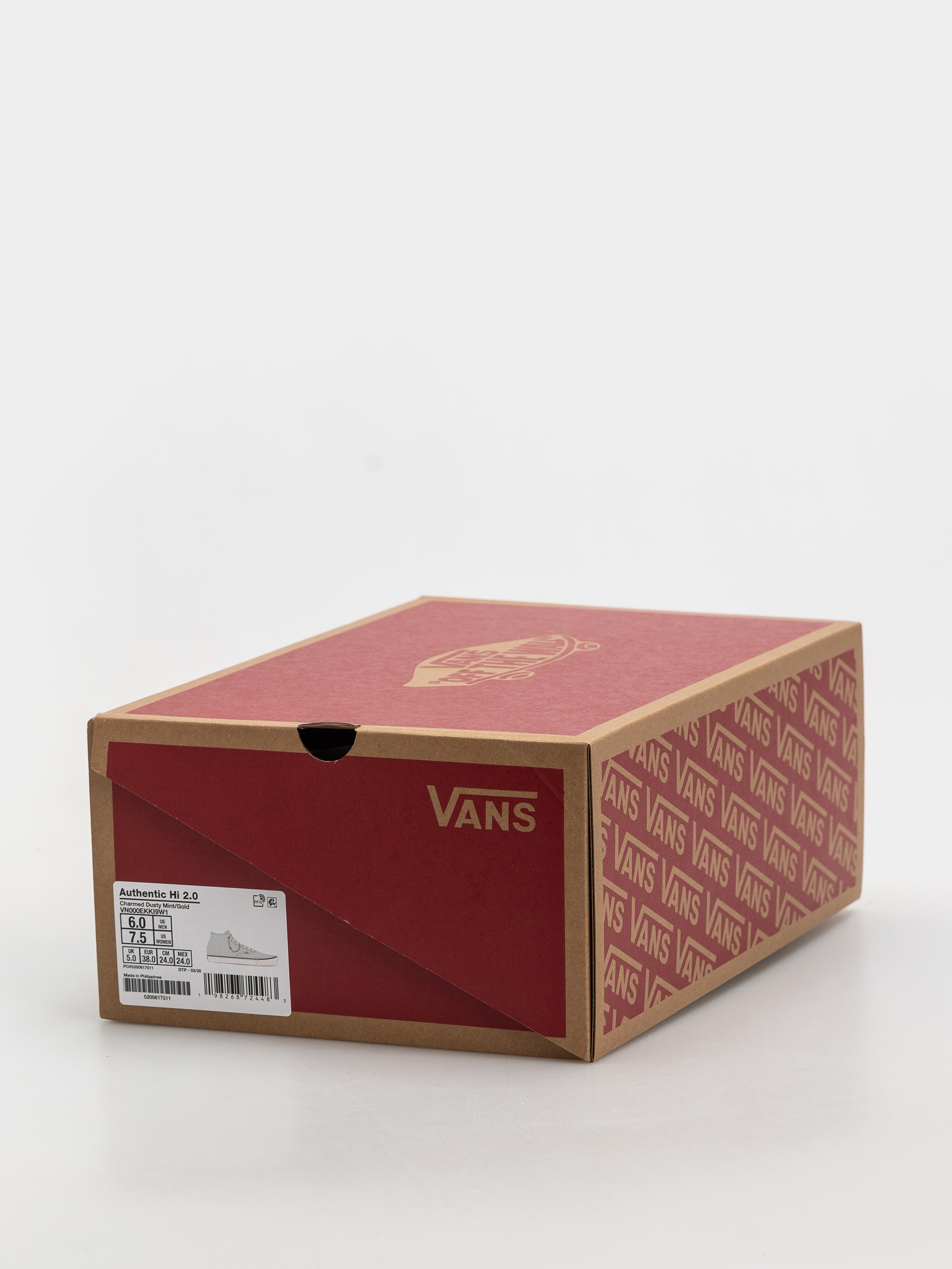 Cipők Vans Authentic Hi 2.0 (dusty mint/gold)