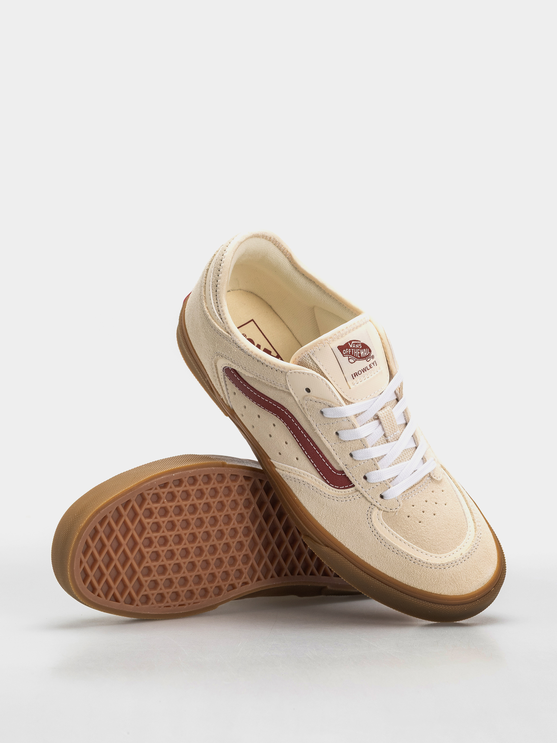 Cipők Vans Rowley Classic (cream/burgundy)