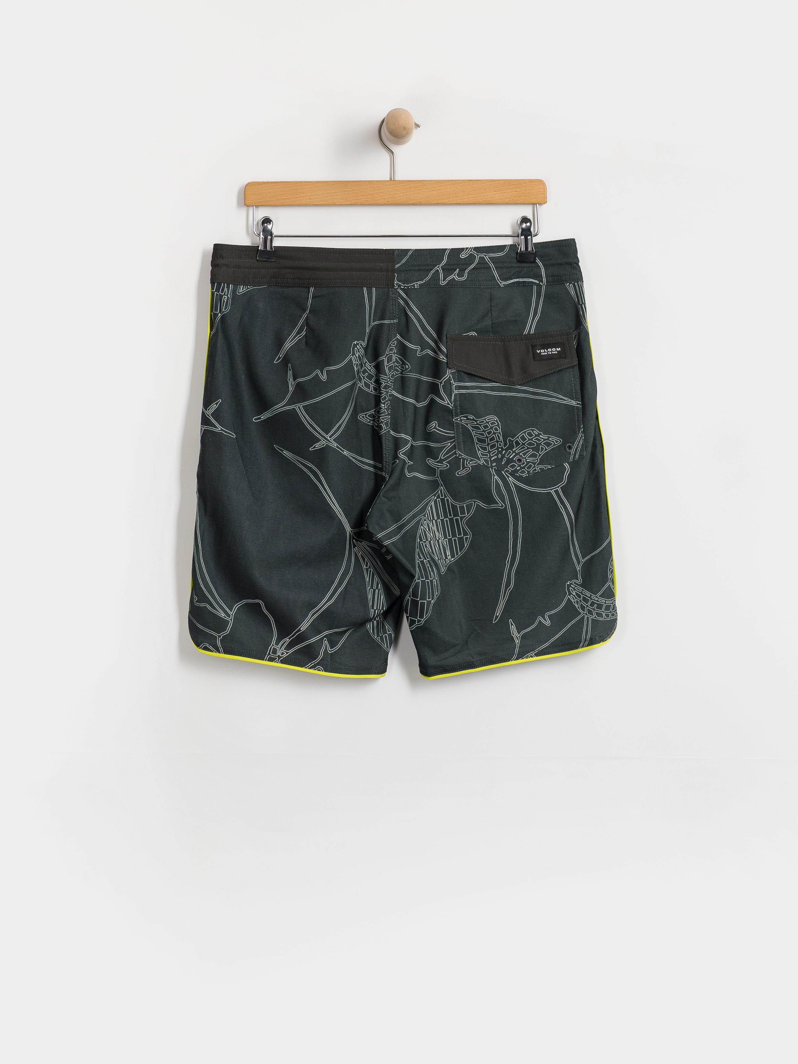 Volcom Mister Fib Scallop Stoney 19 Boardshort (stealth)