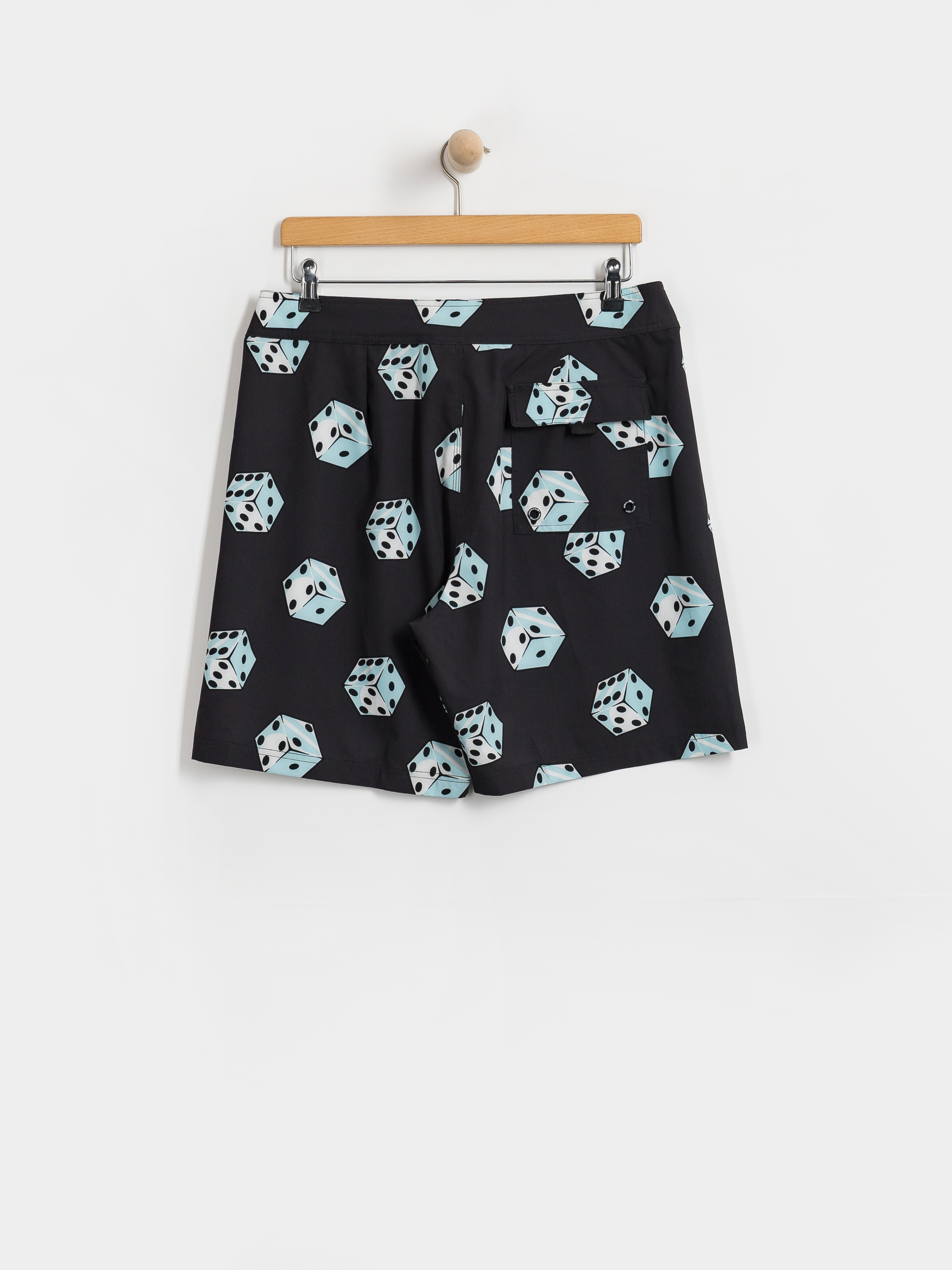 Santa Cruz Flaming Strip Dice Boardshort (big dice)