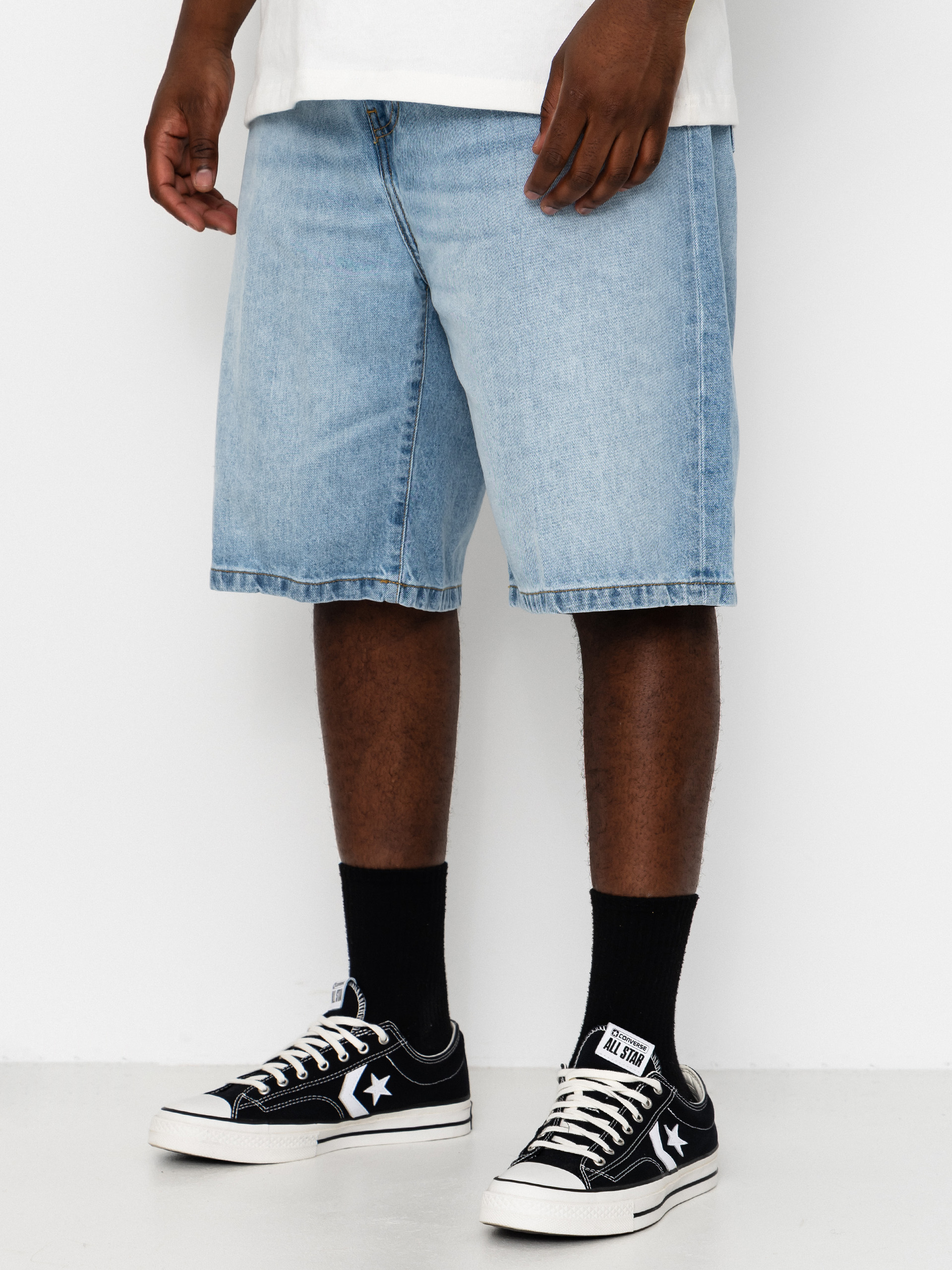 Ru00f6vidnadru00e1g Carhartt WIP Landon (blue heavy worn bleached)