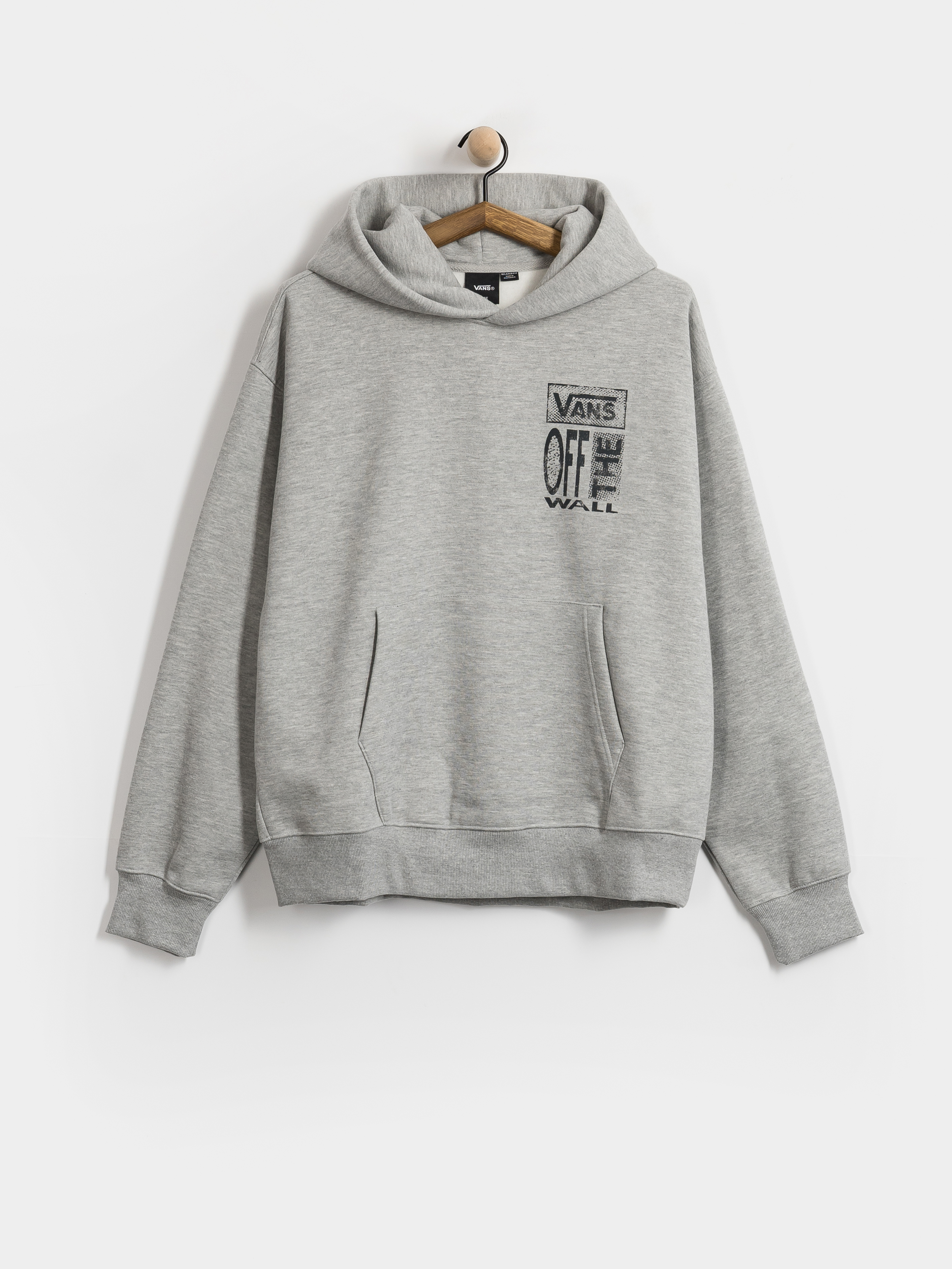 Kapucnis pulóver Vans Cut And Paste HD (cement heather)