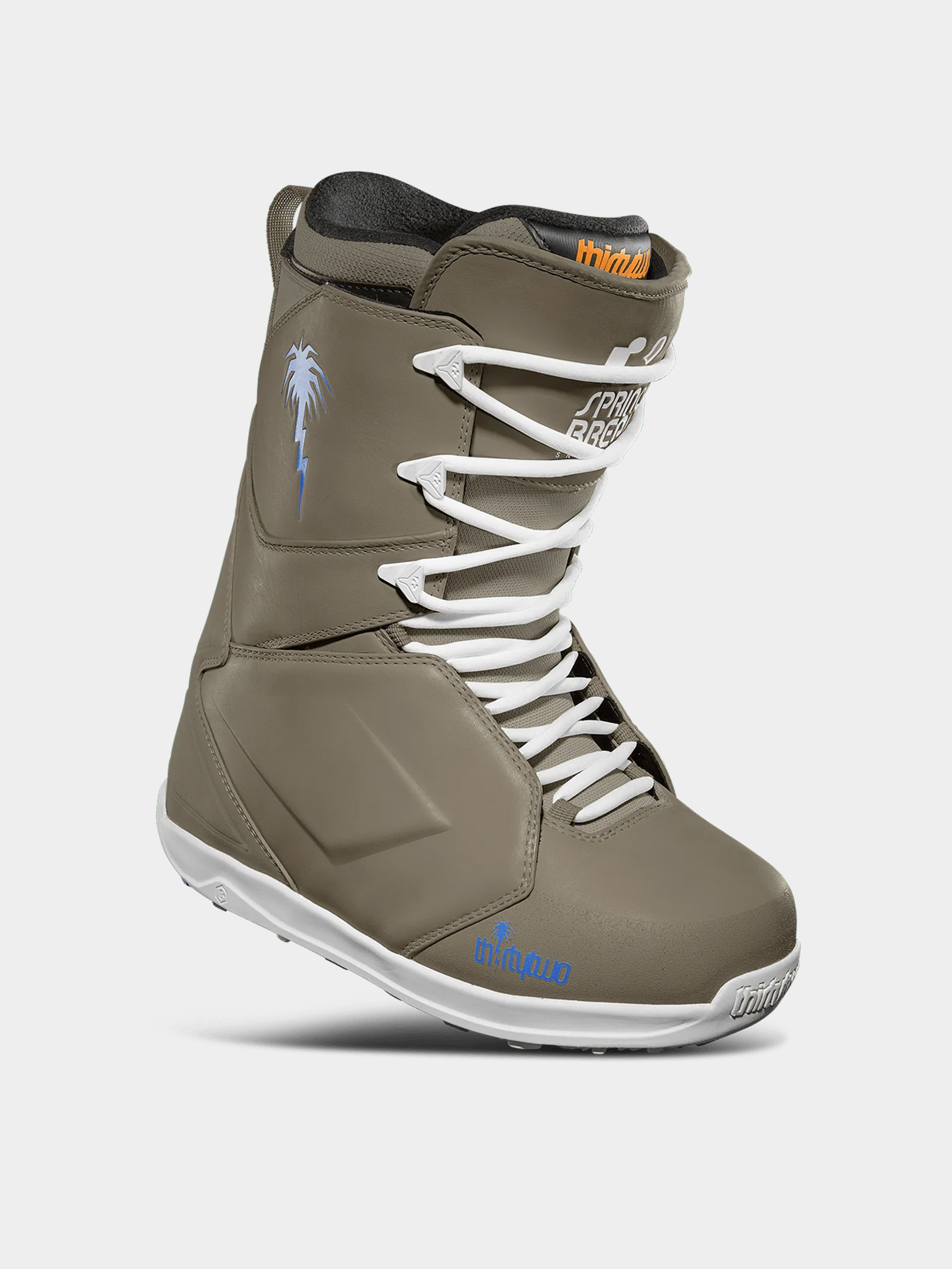 Férfi ThirtyTwo Lashed Premium Spring Break Snowboard cipők (tan/blue/white)