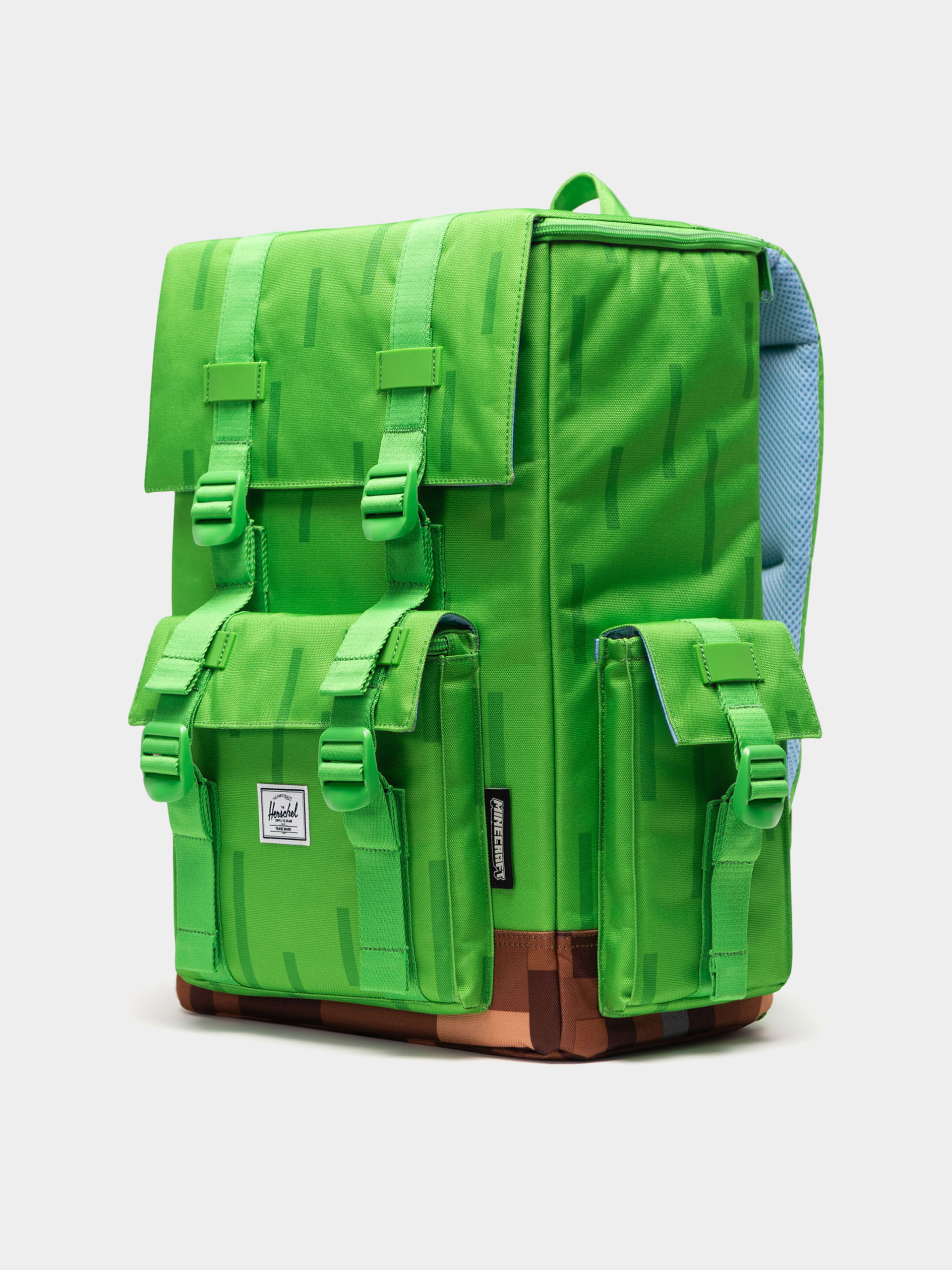 Hátizsák Herschel Supply Co. X Minecraft Little America Cube (grass block)
