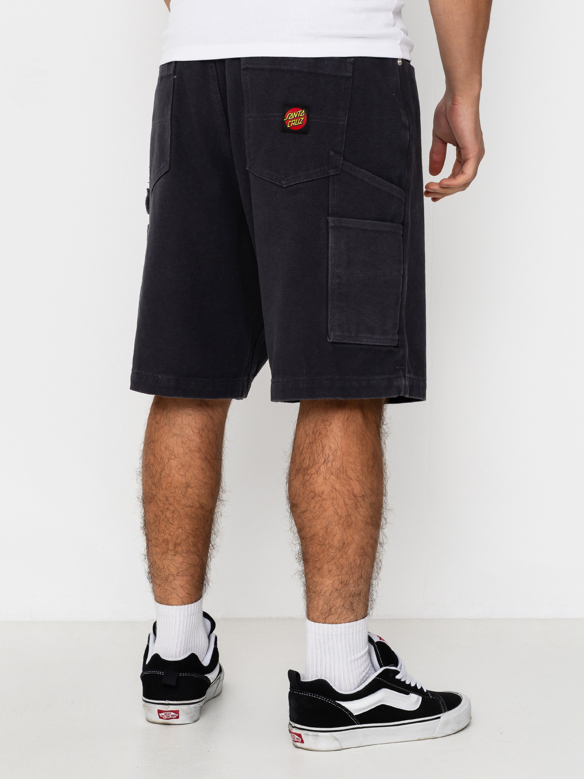 Rövidnadrág Santa Cruz Carpenter Big (washed black canvas)