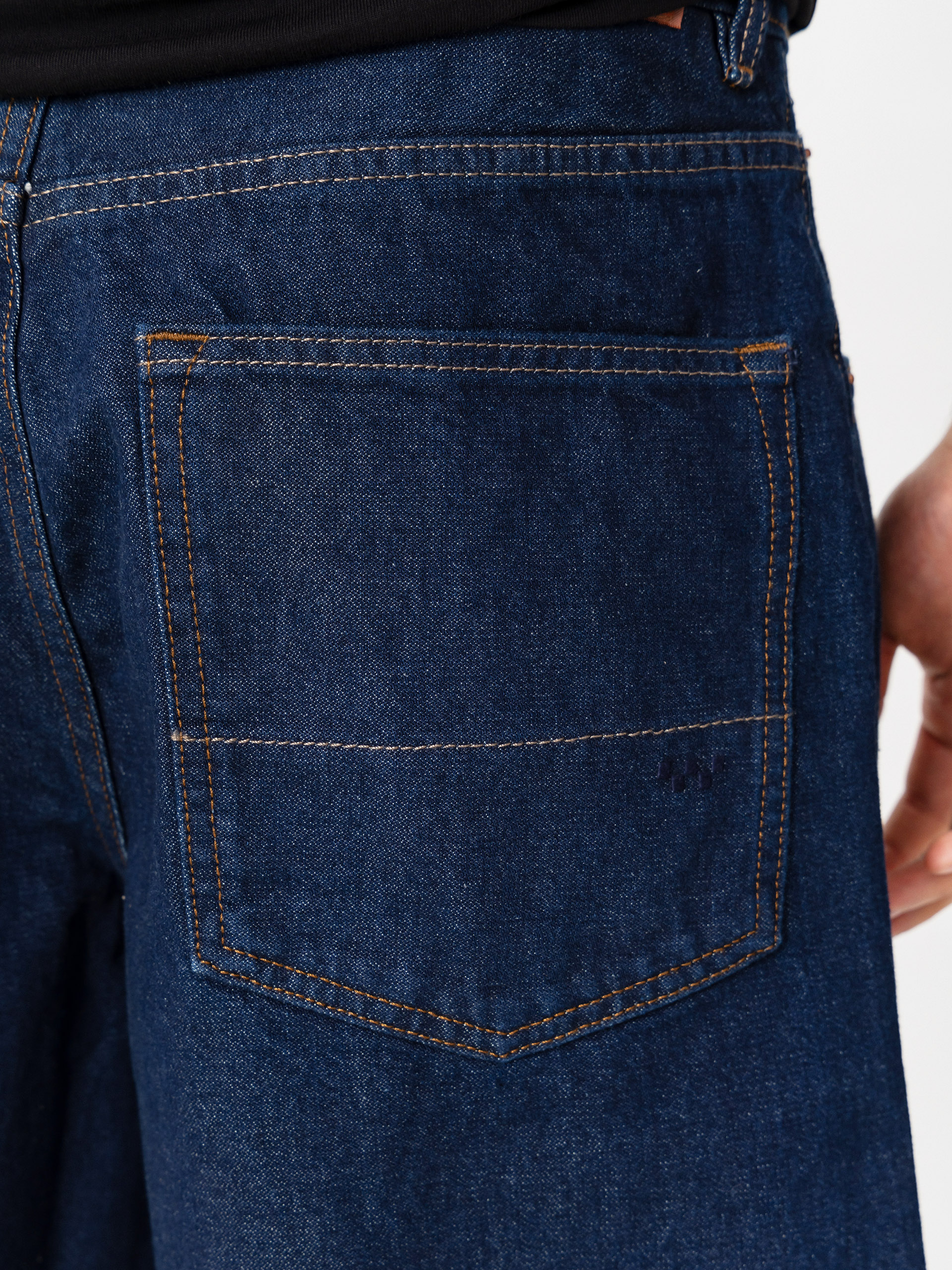 Rövidnadrág Vans Lx Check 5 Baggy Denim (dark rinse)