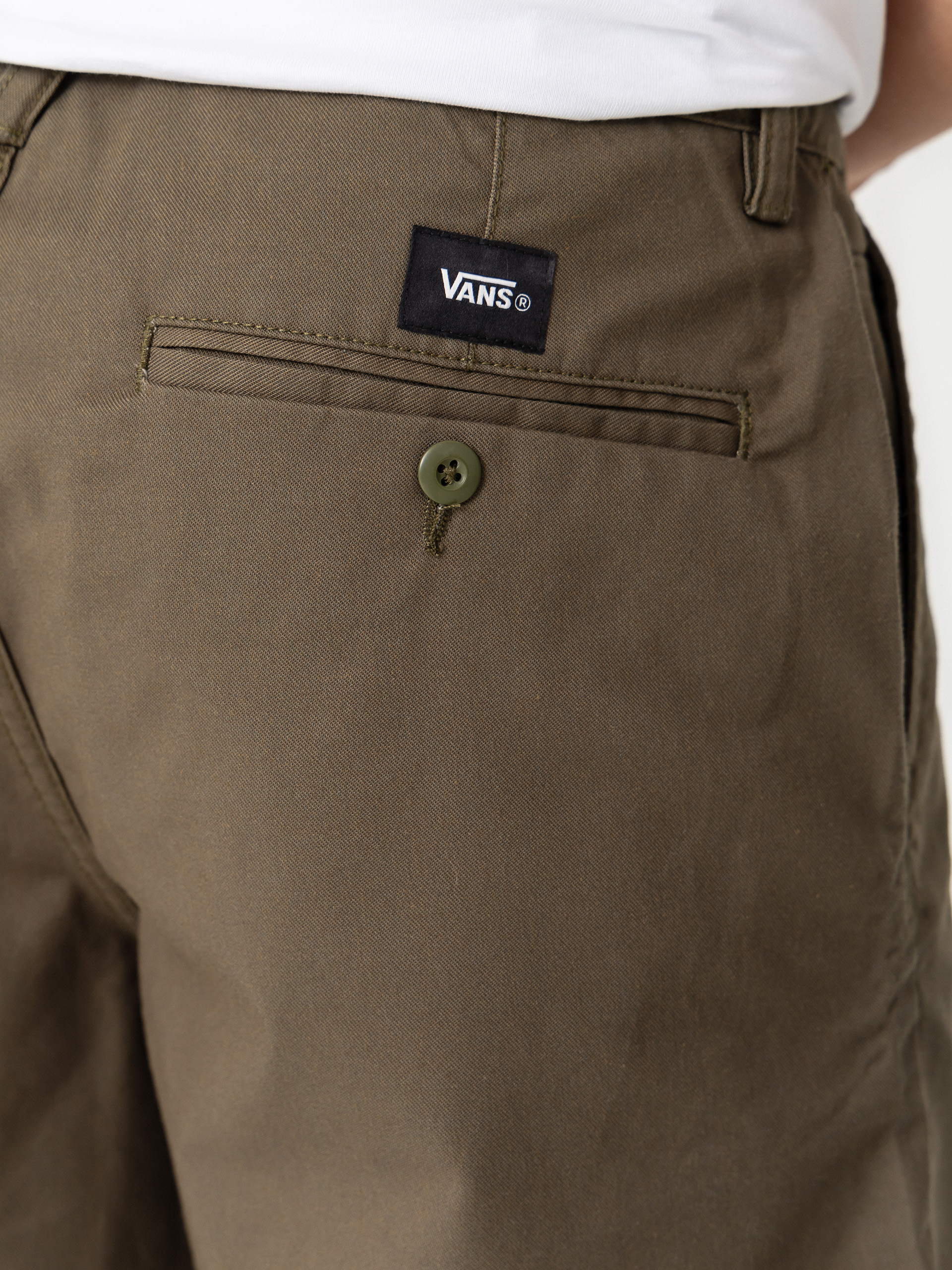 Vans Authentic Chino Loose Rövidnadrág (mossy olive)