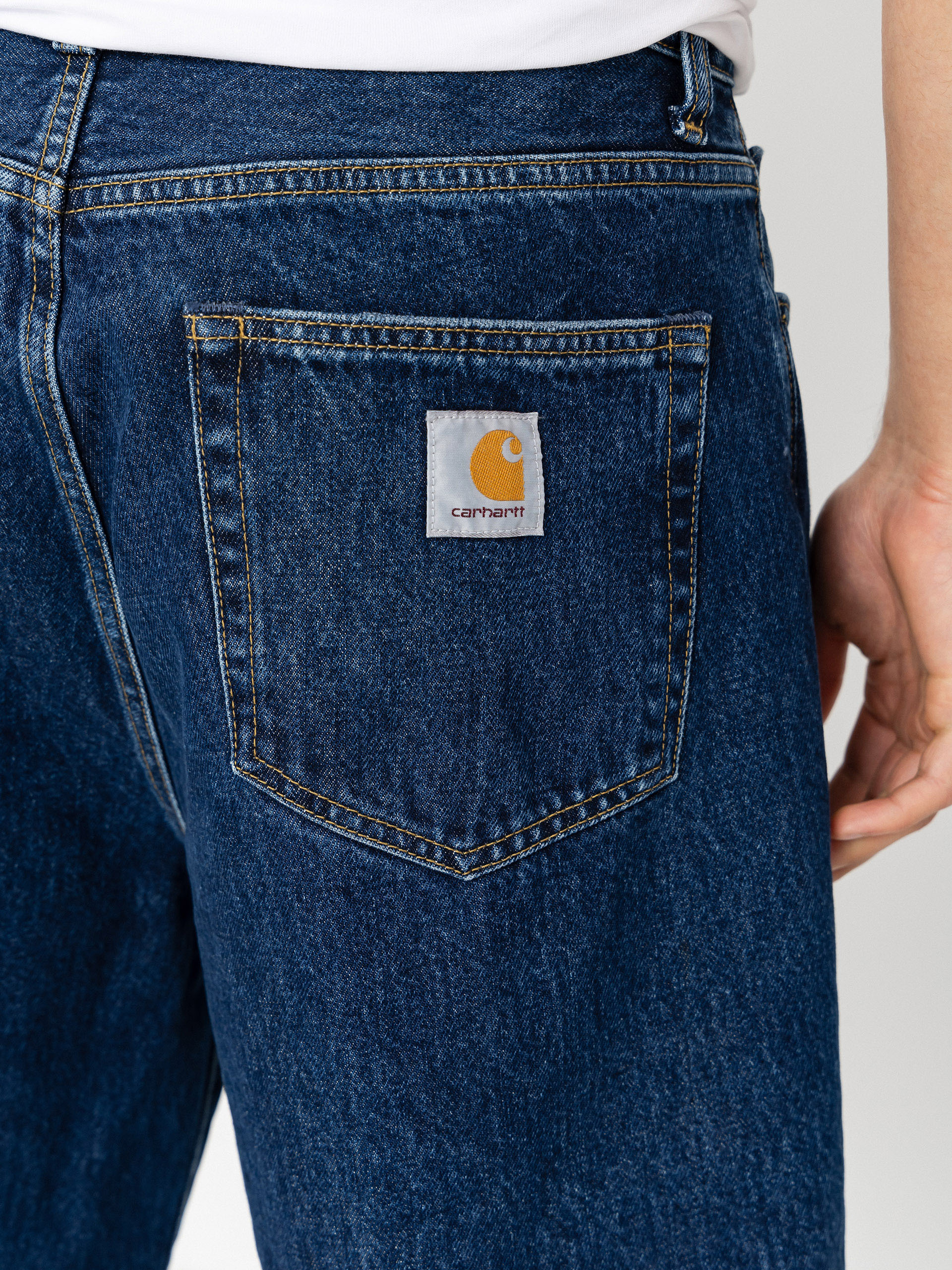 Rövidnadrág Carhartt WIP Langdon (blue stone washed)