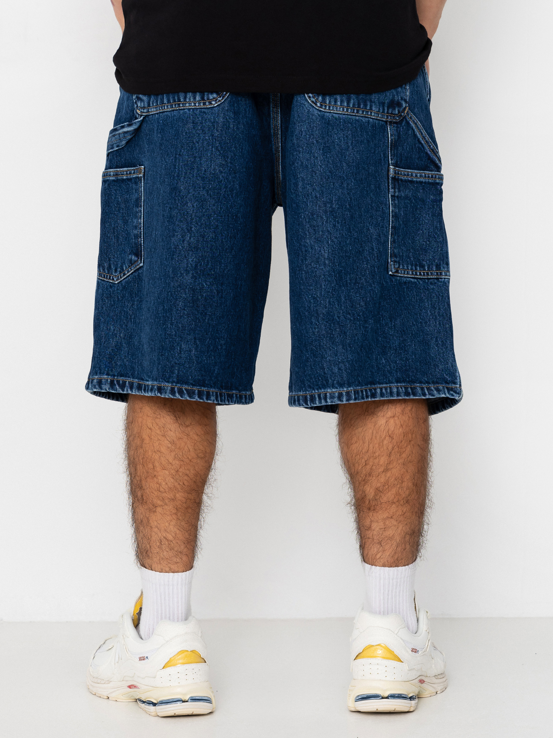 Rövidnadrág Carhartt WIP OG Double Knee (blue stone washed)