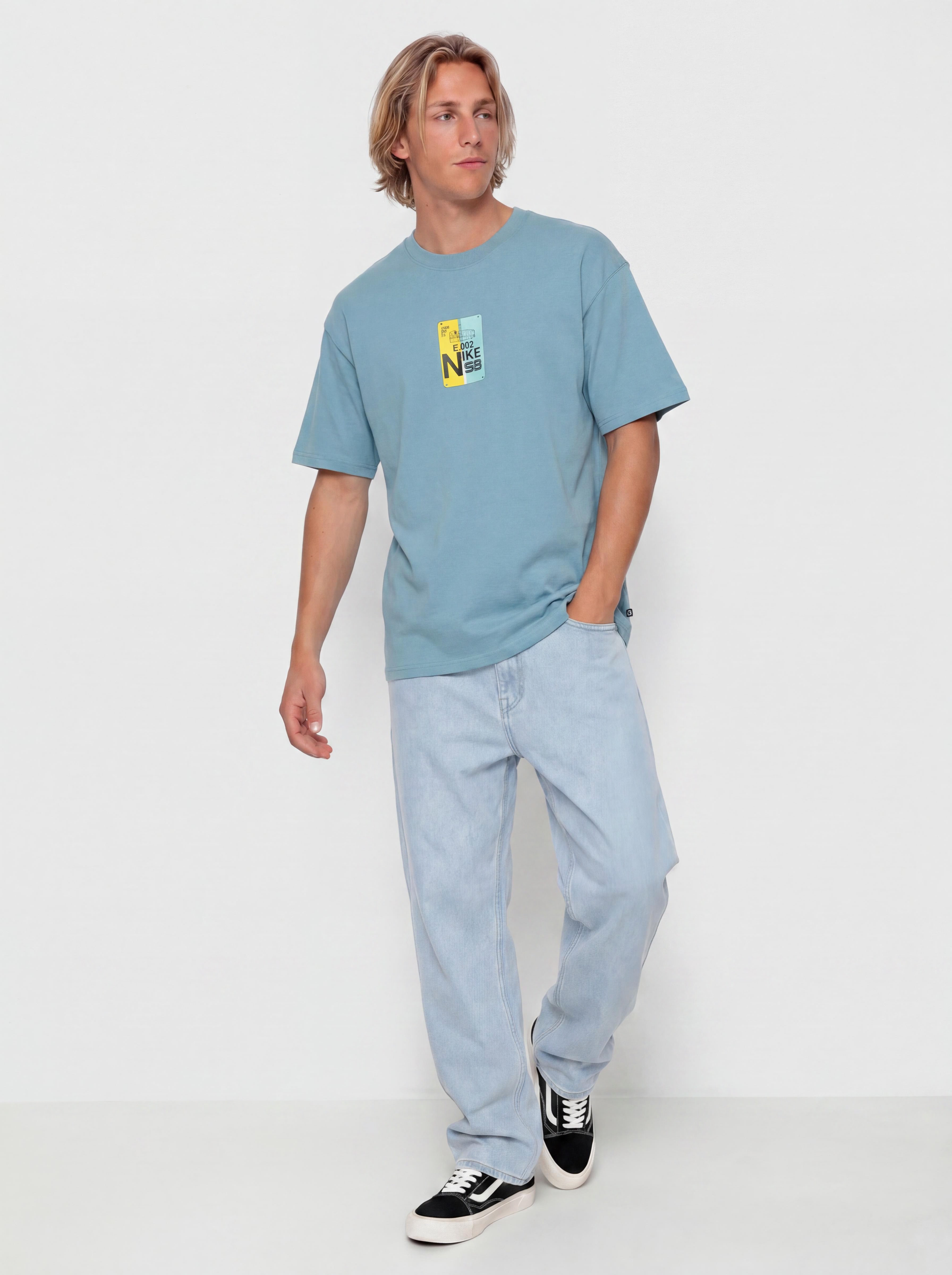 Nike SB Bus Pass Póló (denim turq)