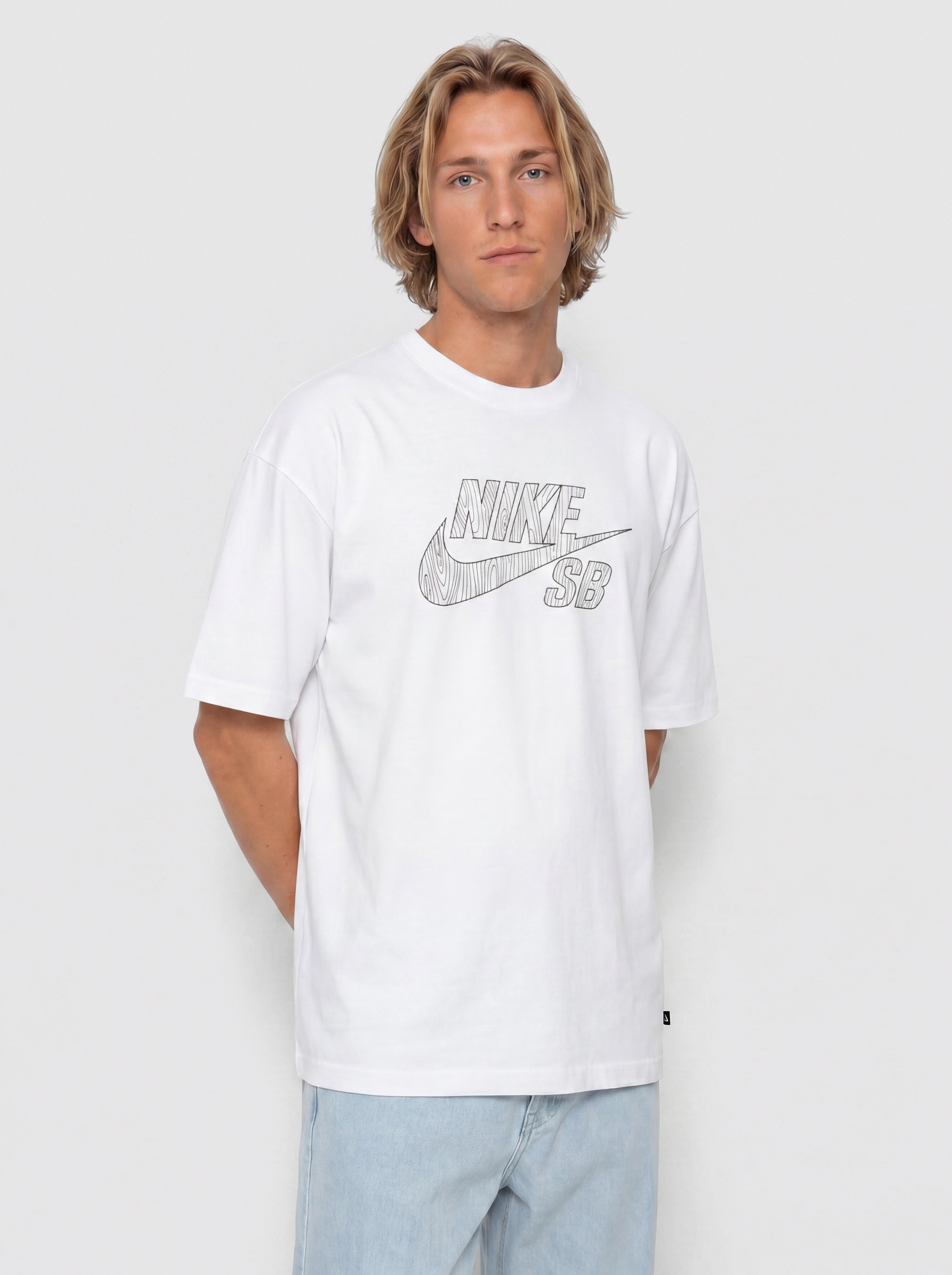 Nike SB Logo SB Póló (white/black)