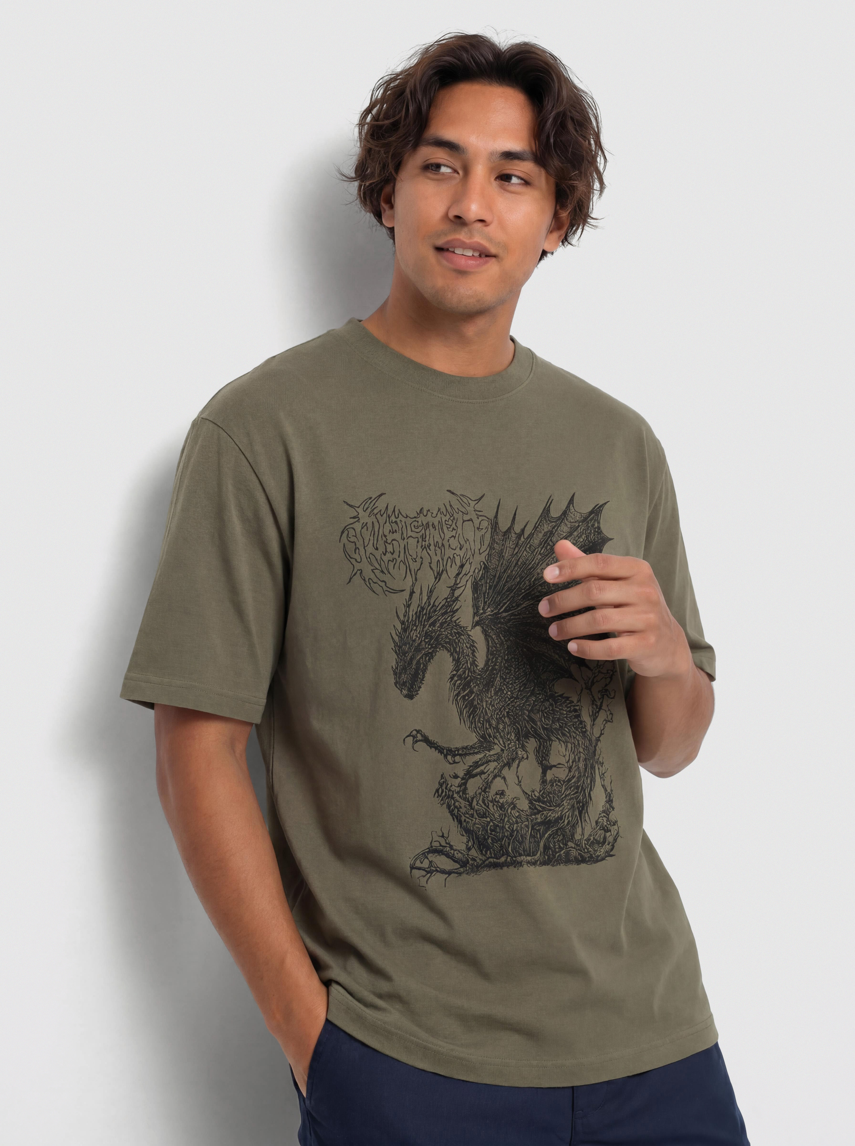 Pu00f3lu00f3 Wasted Paris Balaur (olive khaki)