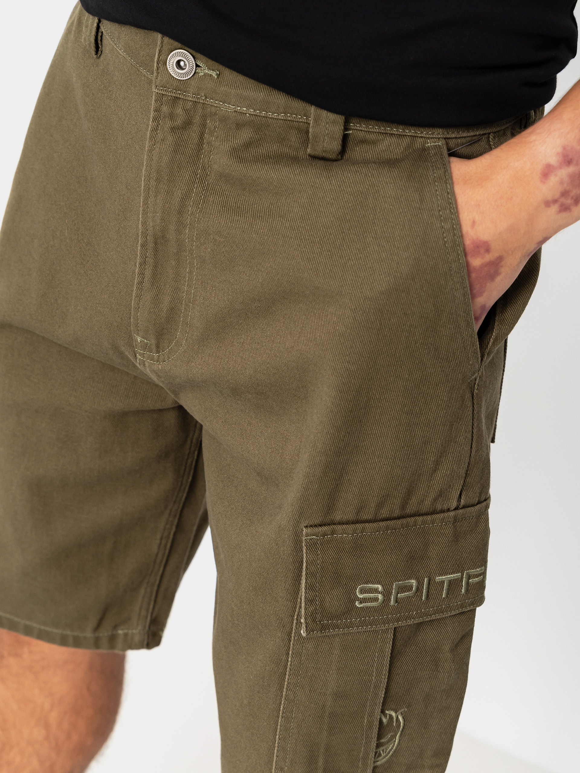 Rövidnadrág Spitfire Classic 87 Cargo (olive)
