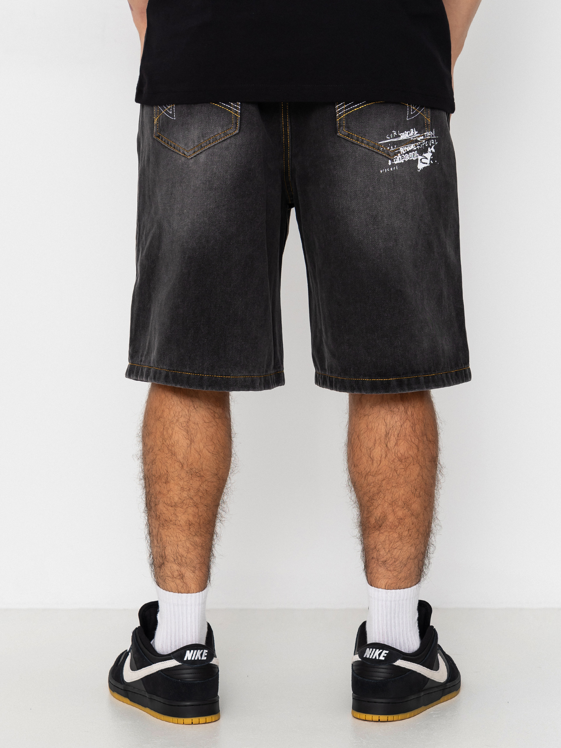 Rövidnadrág Rip Curl Inner Visions Denim (dark acid black)