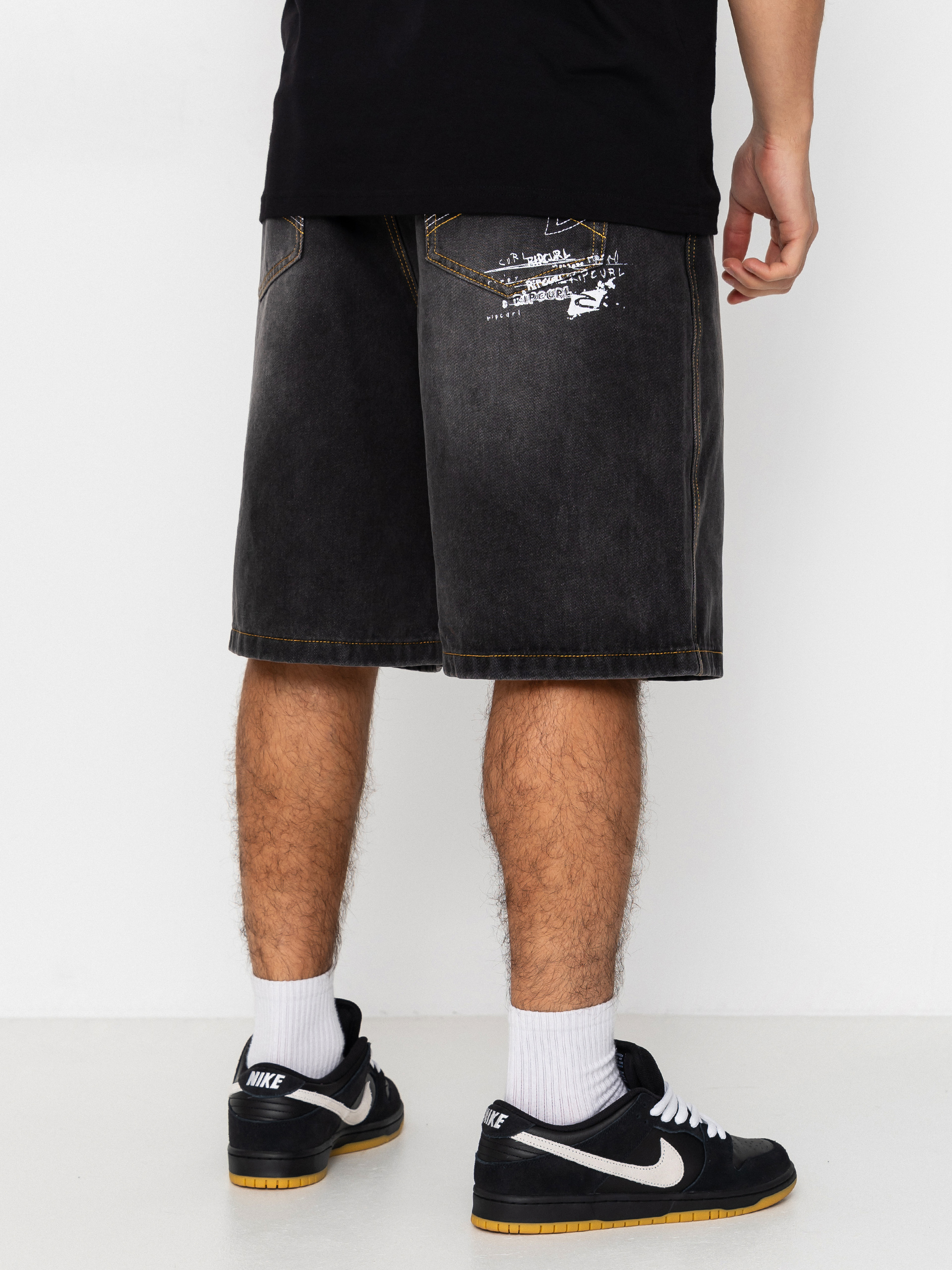 Rövidnadrág Rip Curl Inner Visions Denim (dark acid black)
