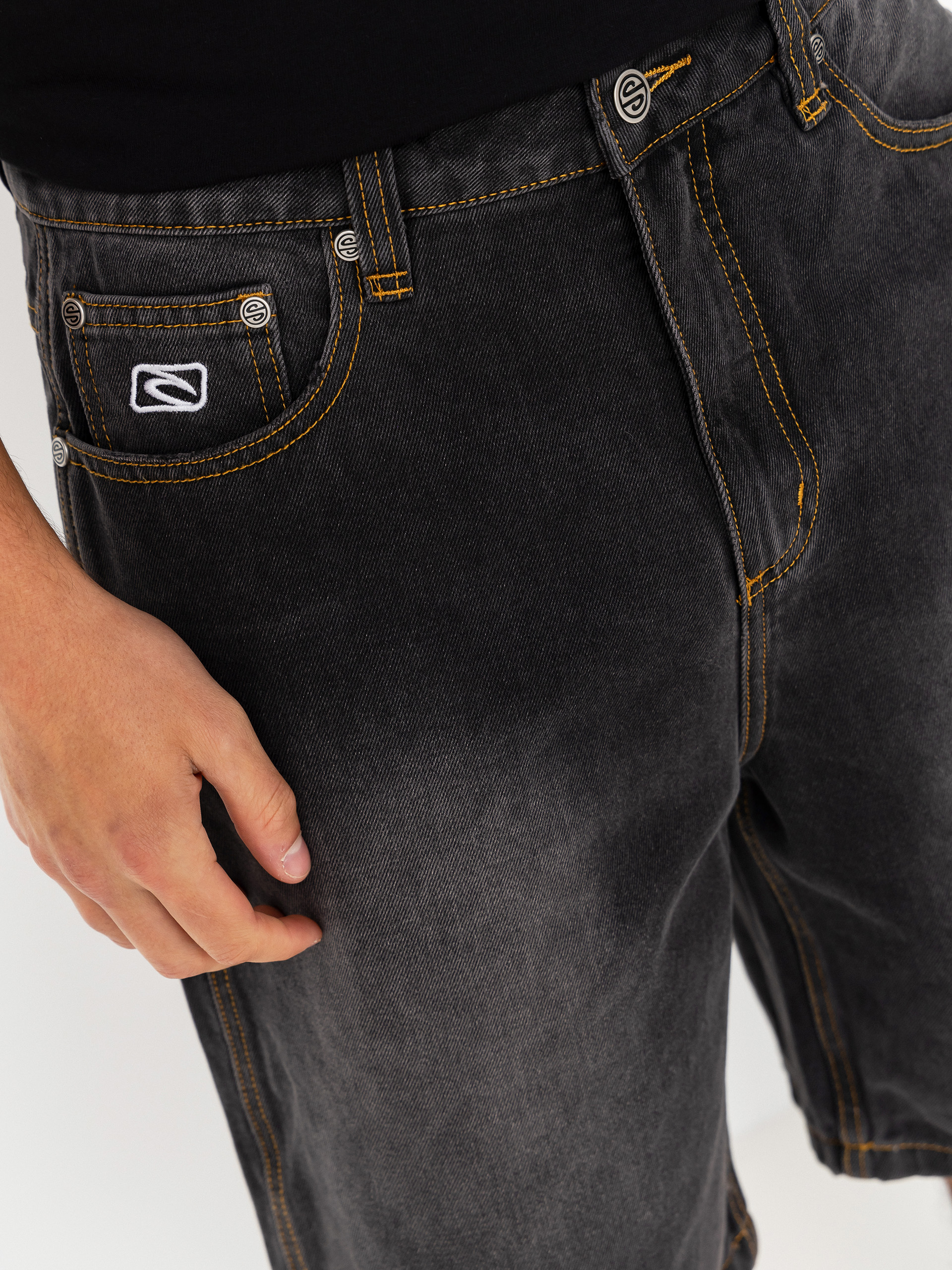 Rövidnadrág Rip Curl Inner Visions Denim (dark acid black)