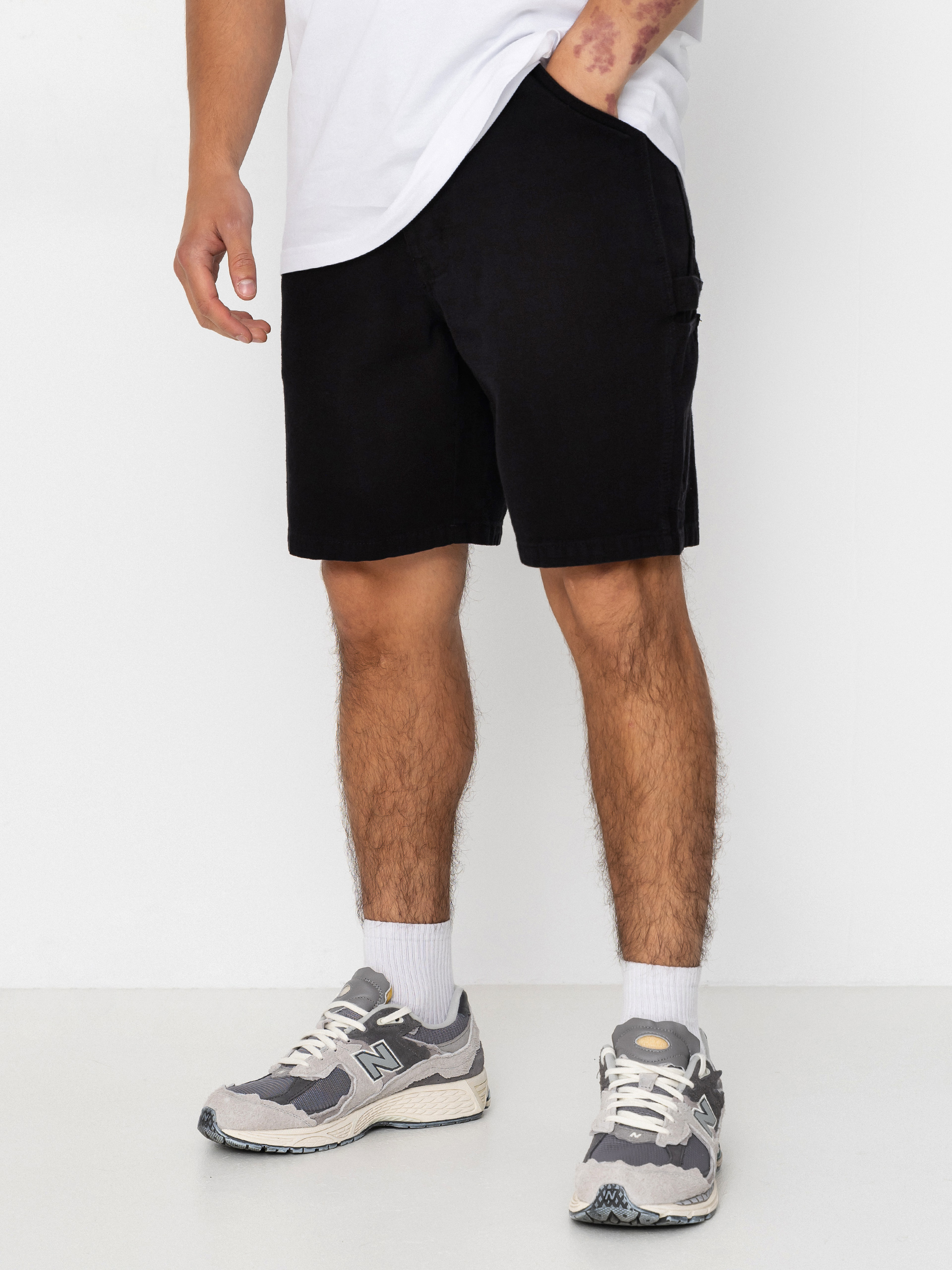 Rövidnadrág Deus Ex Machina Big Fella Chambray (black)