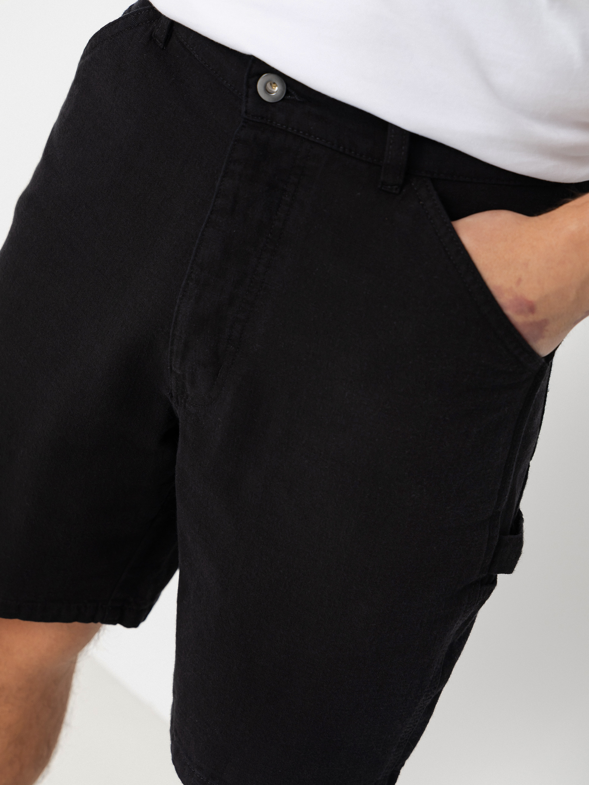 Rövidnadrág Deus Ex Machina Big Fella Chambray (black)