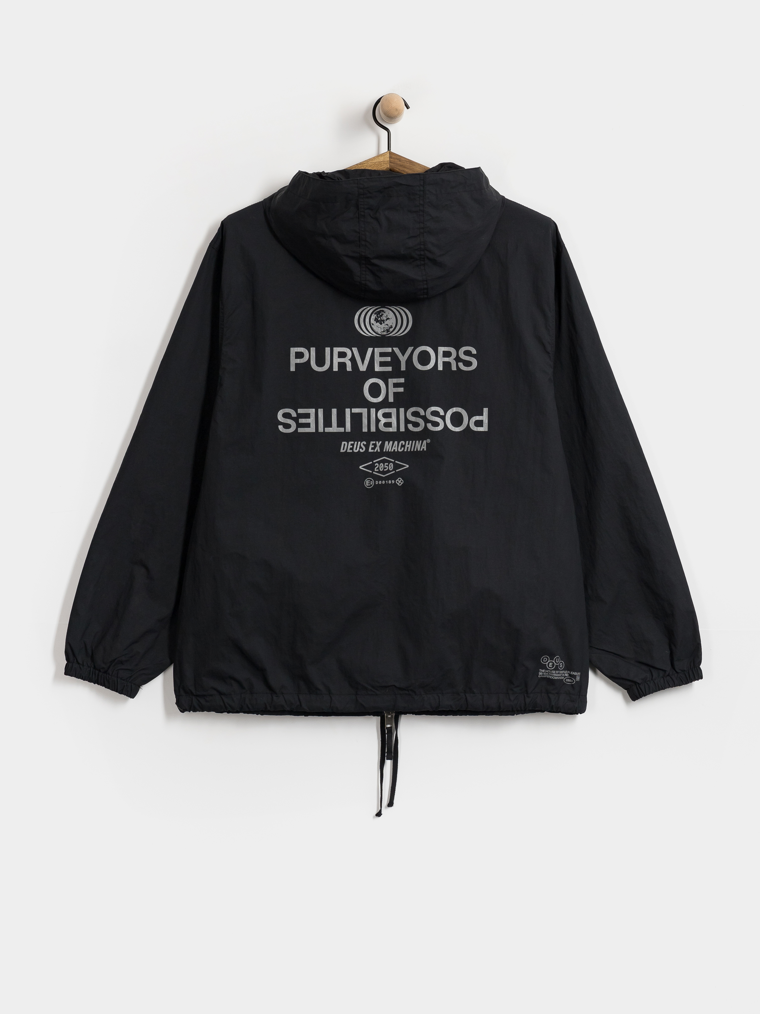 Deus Ex Machina Gershon Parka Dzseki (black)