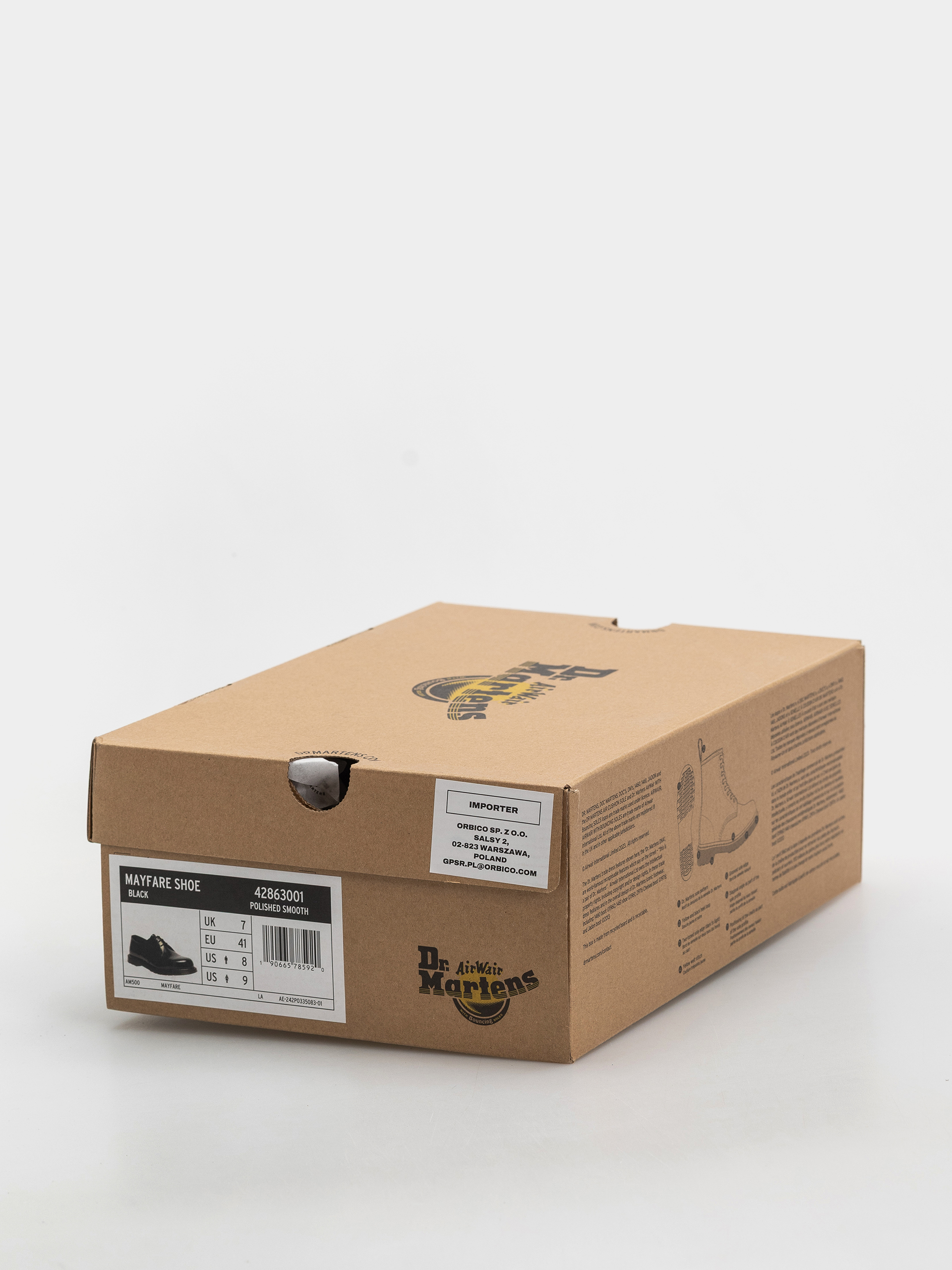Dr. Martens Mayfare 3 Eye Cipők (black polished smooth)